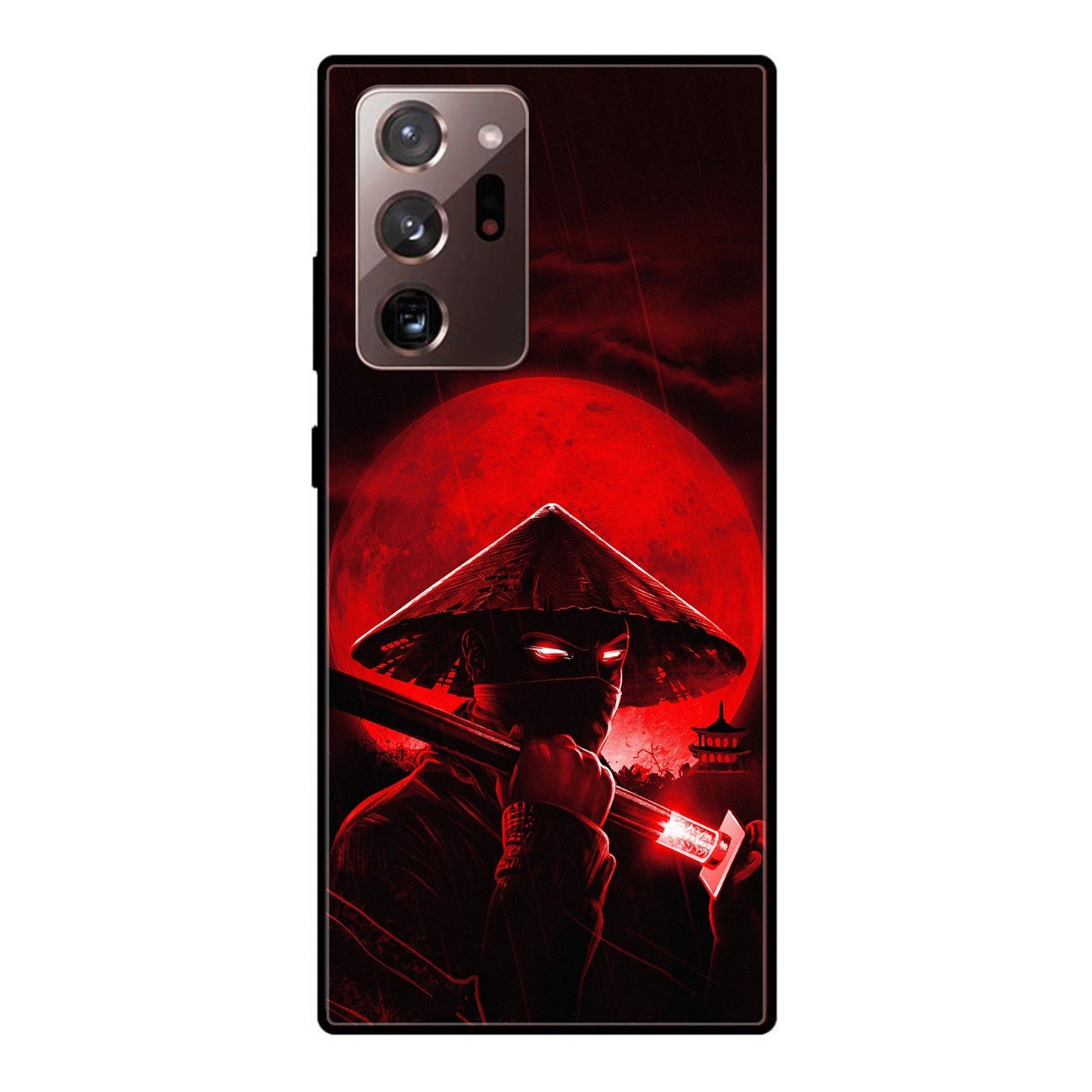 Galaxy Note 20 Ultra - Ninja Design 2 - Premium Metal Printed soft Bumper shock Proof Case CS-37838