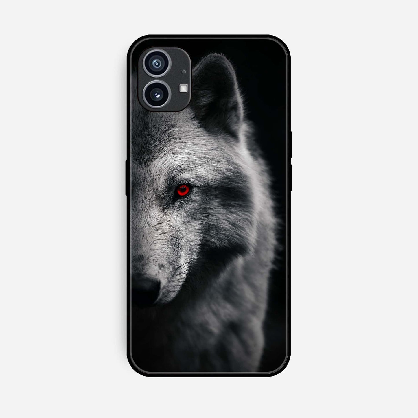 Nothing Phone 1 Wolf Design 10 Premium Printed Glass soft Bumper shock Proof Case CS-39049