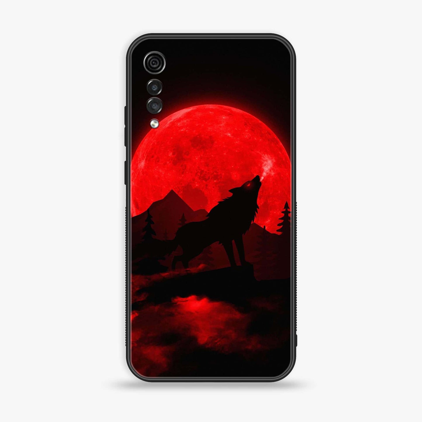 LG Velvet / LG G9 - Wolf Design 5 - Premium Metal Printed soft Bumper shock Proof Case CS-38991