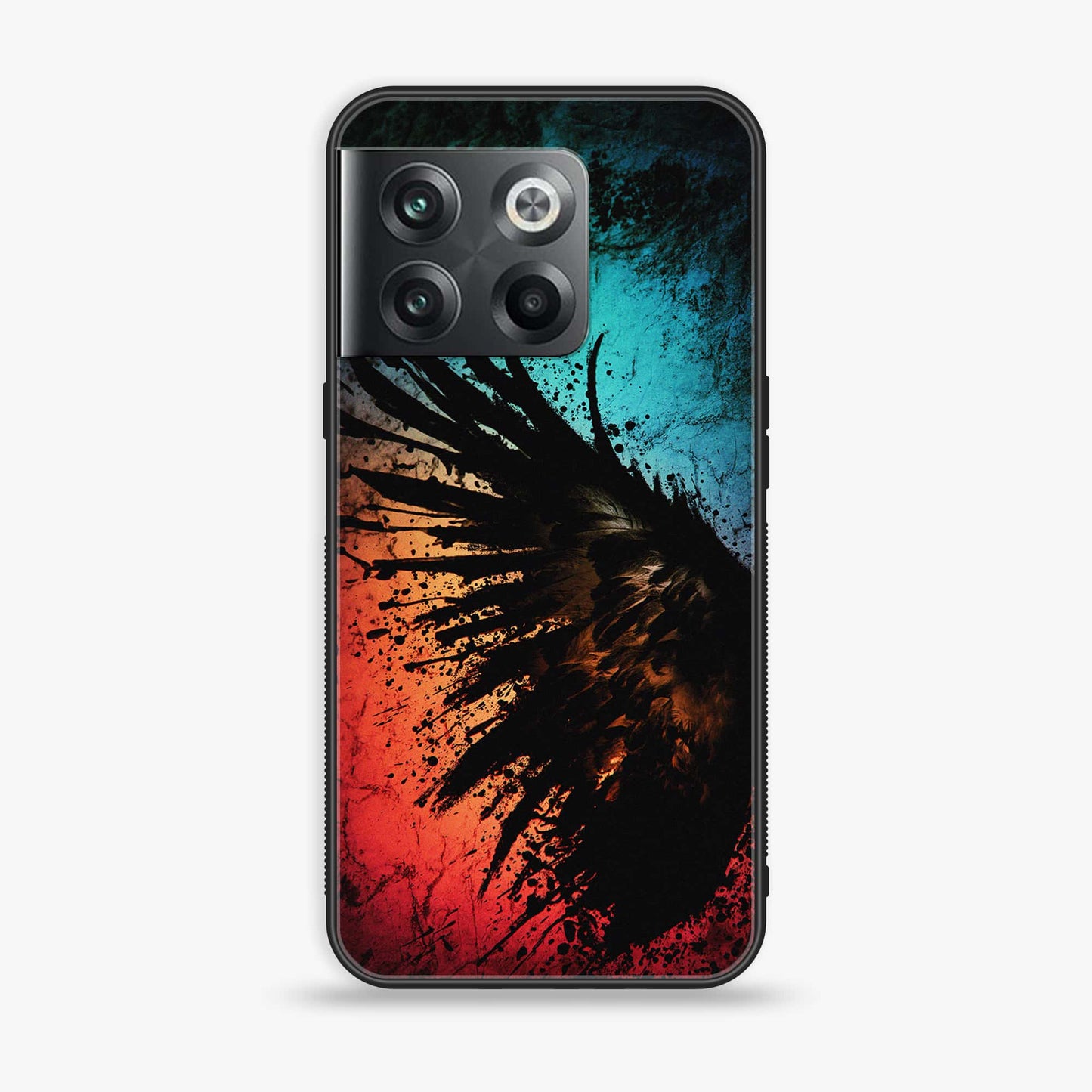 Oneplus 10T Angel Wings 2.0 Design 3 Premium Printed Glass soft Bumper shock Proof Case CS-39050