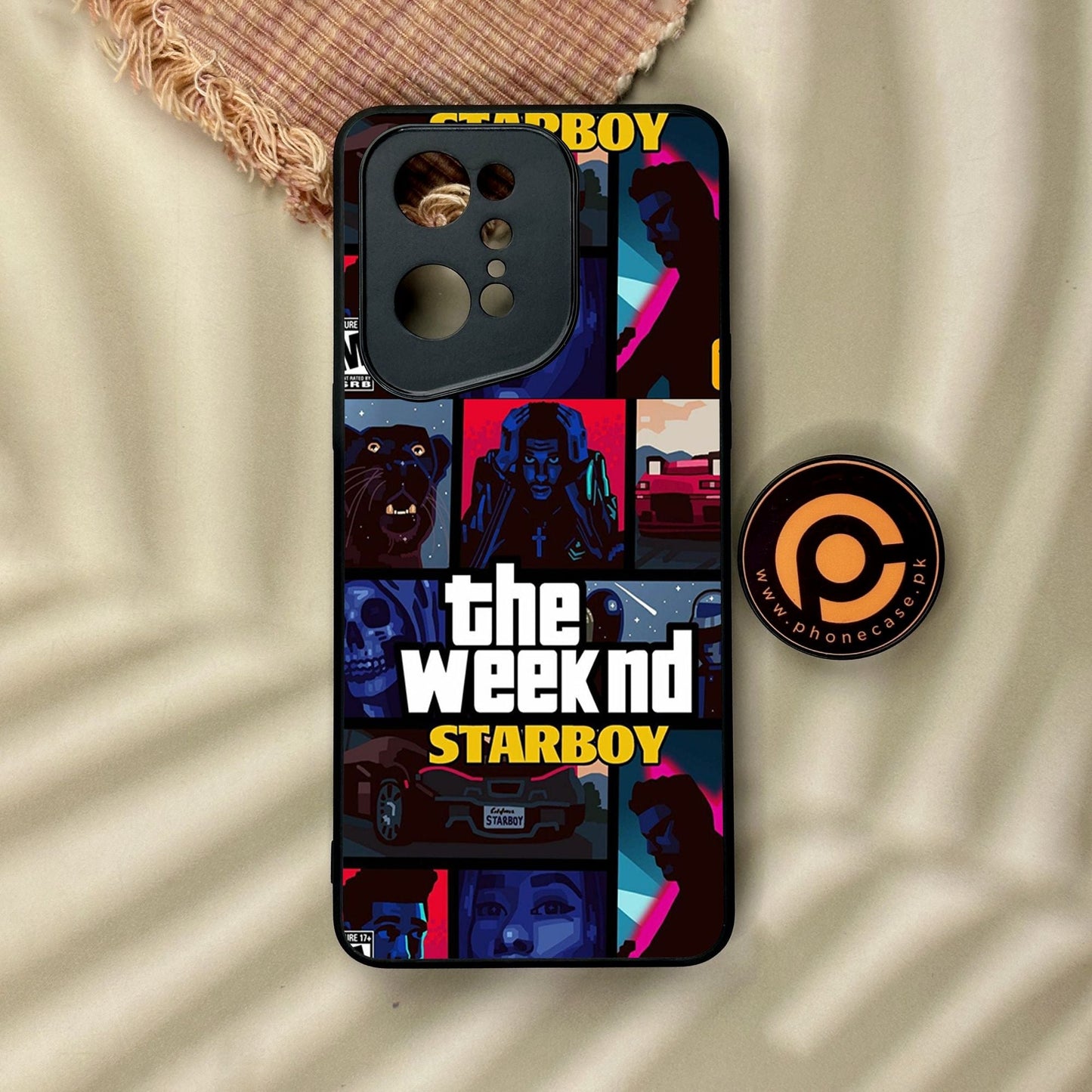 Oppo Find X5 Pro - The Weeknd Star Boy - Premium Metal Printed Soft Bumper Shock Proof Case