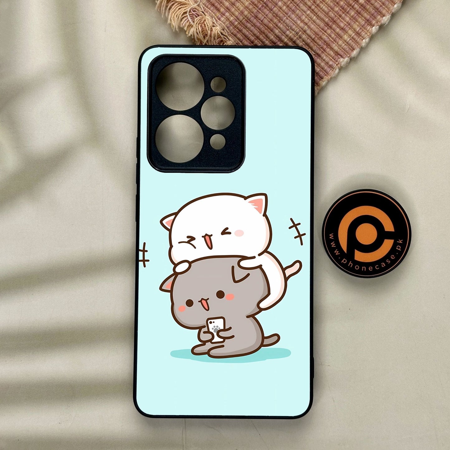 Realme 15 Pro - Cute Bubu Dudu Design 1 - Premium Metal Printed Soft Bumper Shock Proof Case