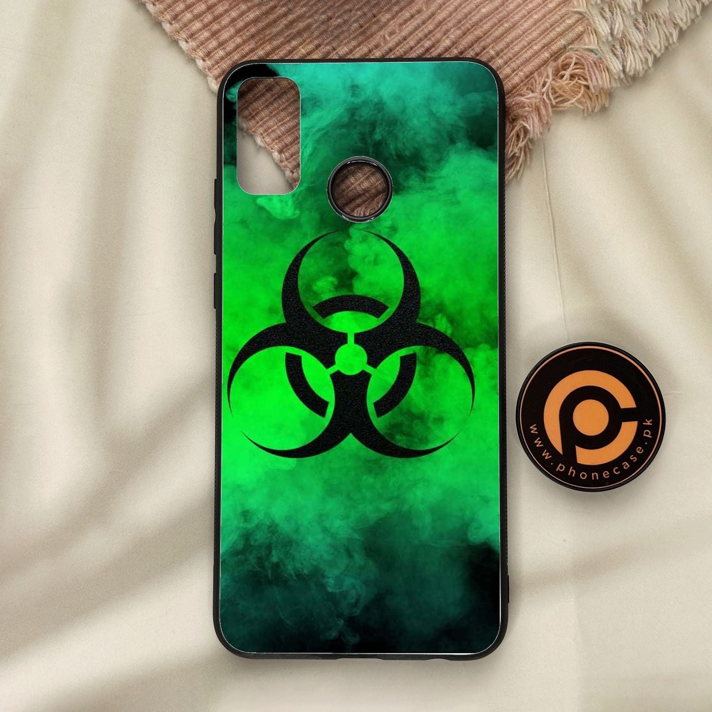 Honor 9X Lite - Biohazard Design 7 - Premium Metal Printed Soft Bumper Shock Proof Case