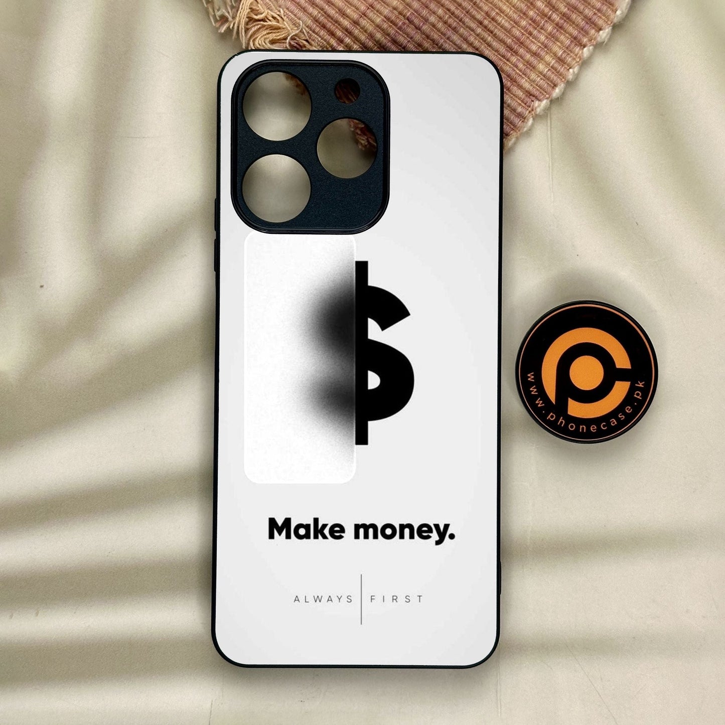 Realme Note 70 - Dollar Design 9 - Premium Metal Printed Soft Bumper Shock Proof Case