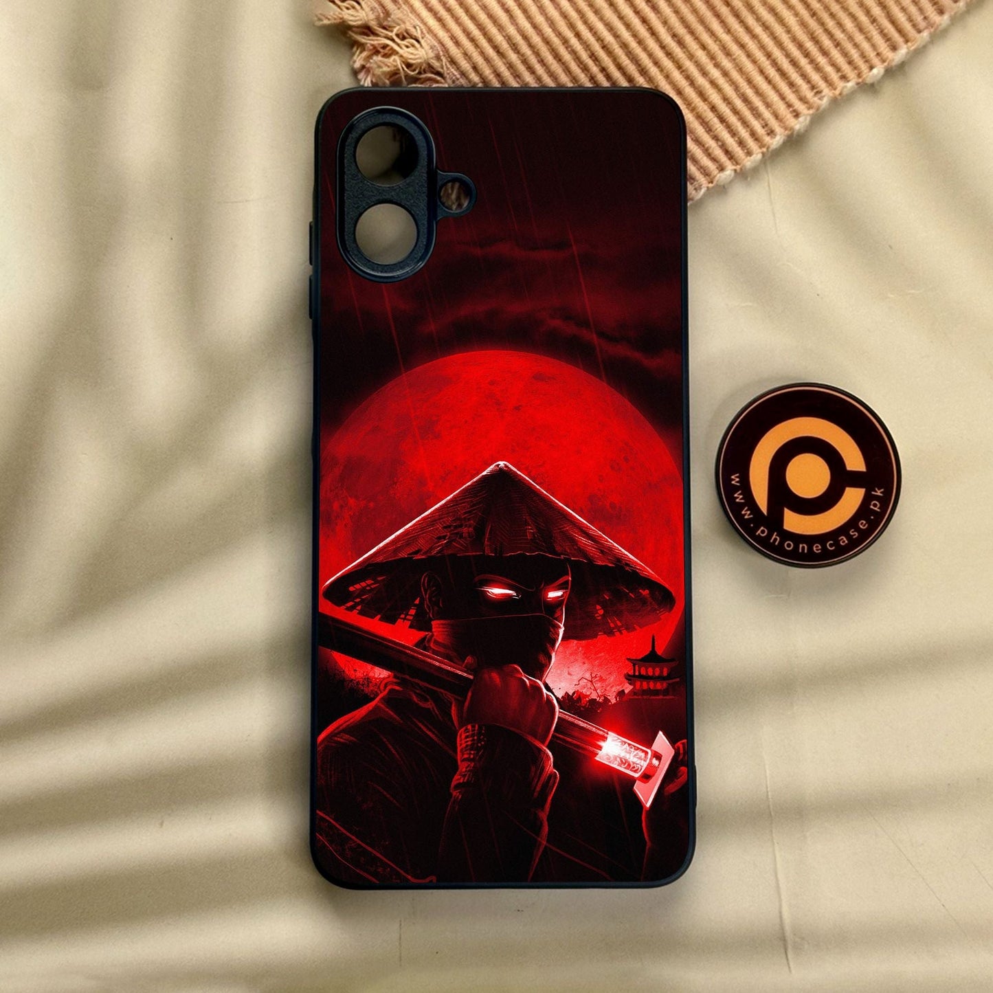 Samsung Galaxy A07 - Ninja Design 2 - Premium Metal Printed Soft Bumper Shock Proof Case