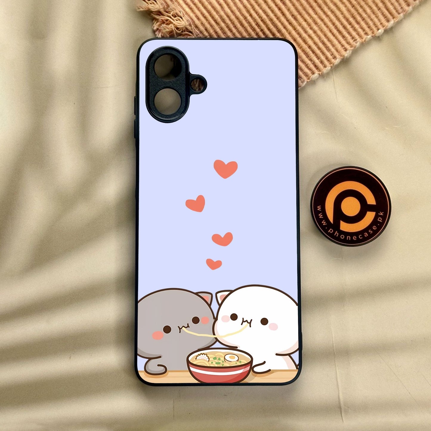 Samsung Galaxy A07 - Cute Bubu Dudu Design 10 - Premium Metal Printed Soft Bumper Shock Proof Case