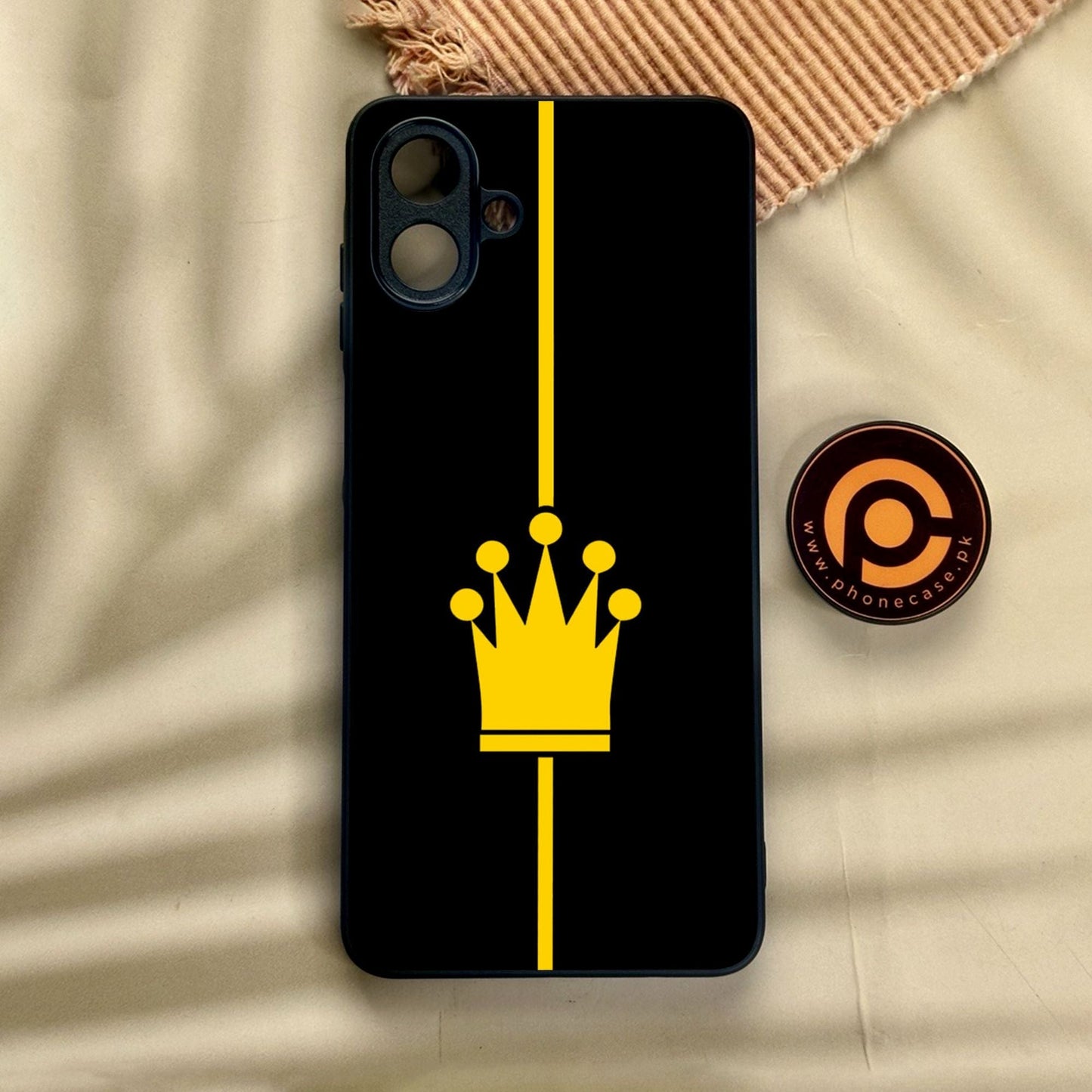 Samsung Galaxy A07 - King Design 1 - Premium Metal Printed Soft Bumper Shock Proof Case