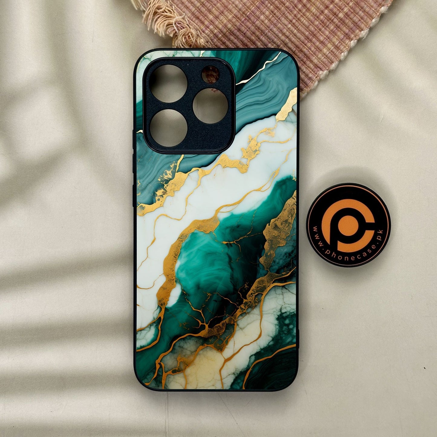 Realme 15T - Liquid Design 3 - Premium Metal Printed Soft Bumper Shock Proof Case