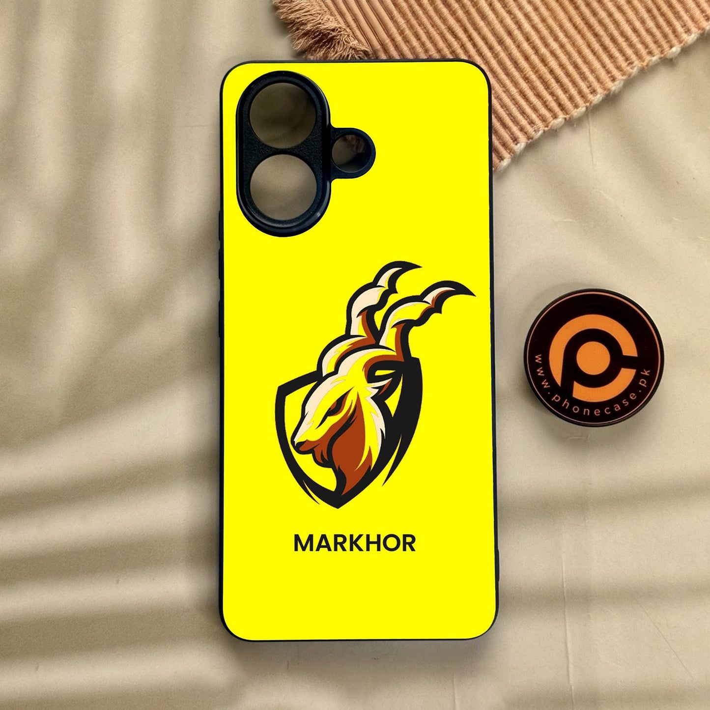 Vivo V60 Lite - Markhor Design 8 - Premium Metal Printed Soft Bumper Shock Proof Case