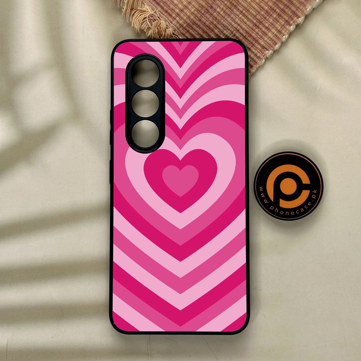 Itel S25 - Heartbeat Design 6 - Premium Metal Printed Soft Bumper Shock Proof Case