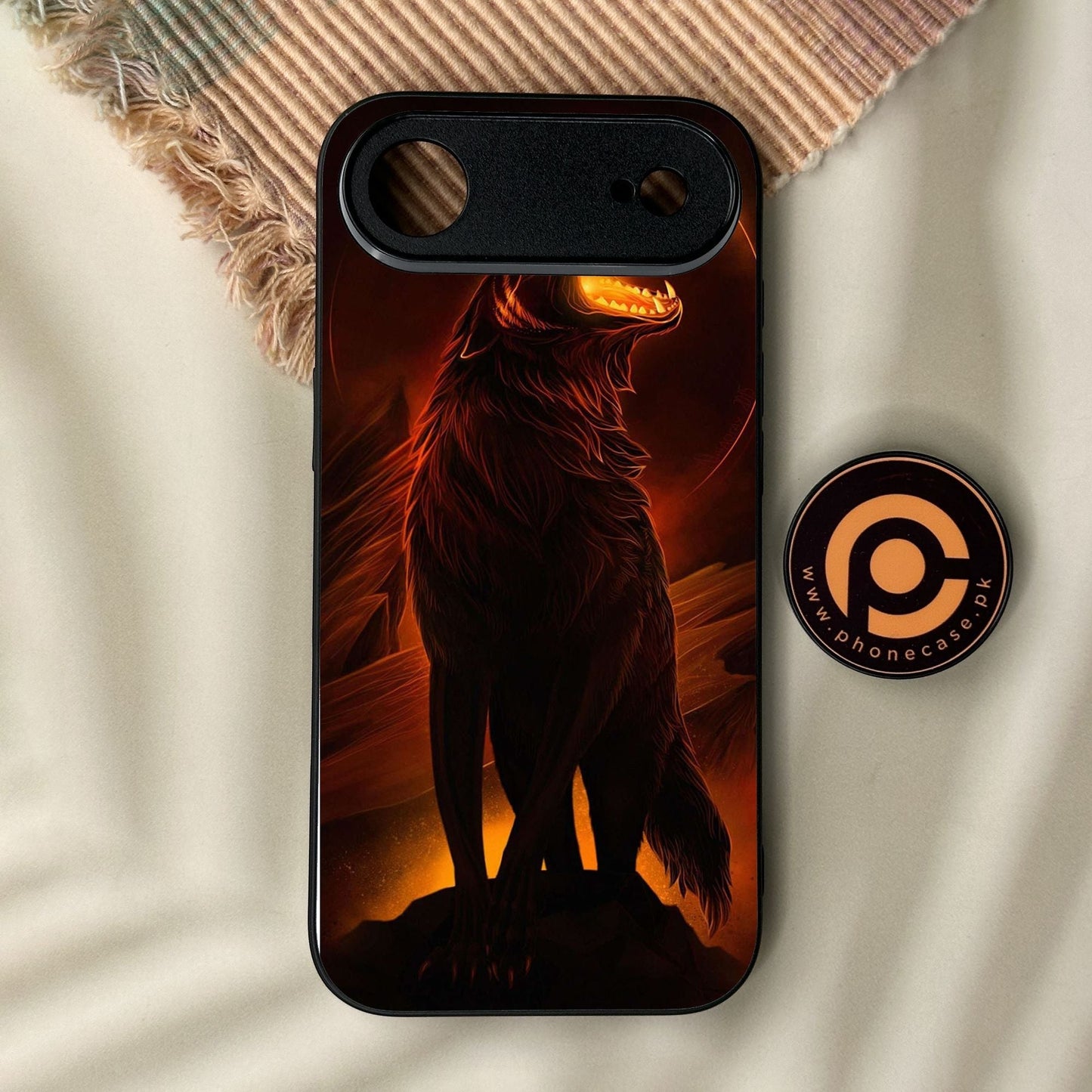 iPhone Air - Wolf Design 6 - Premium Metal Printed Soft Bumper Shock Proof Case
