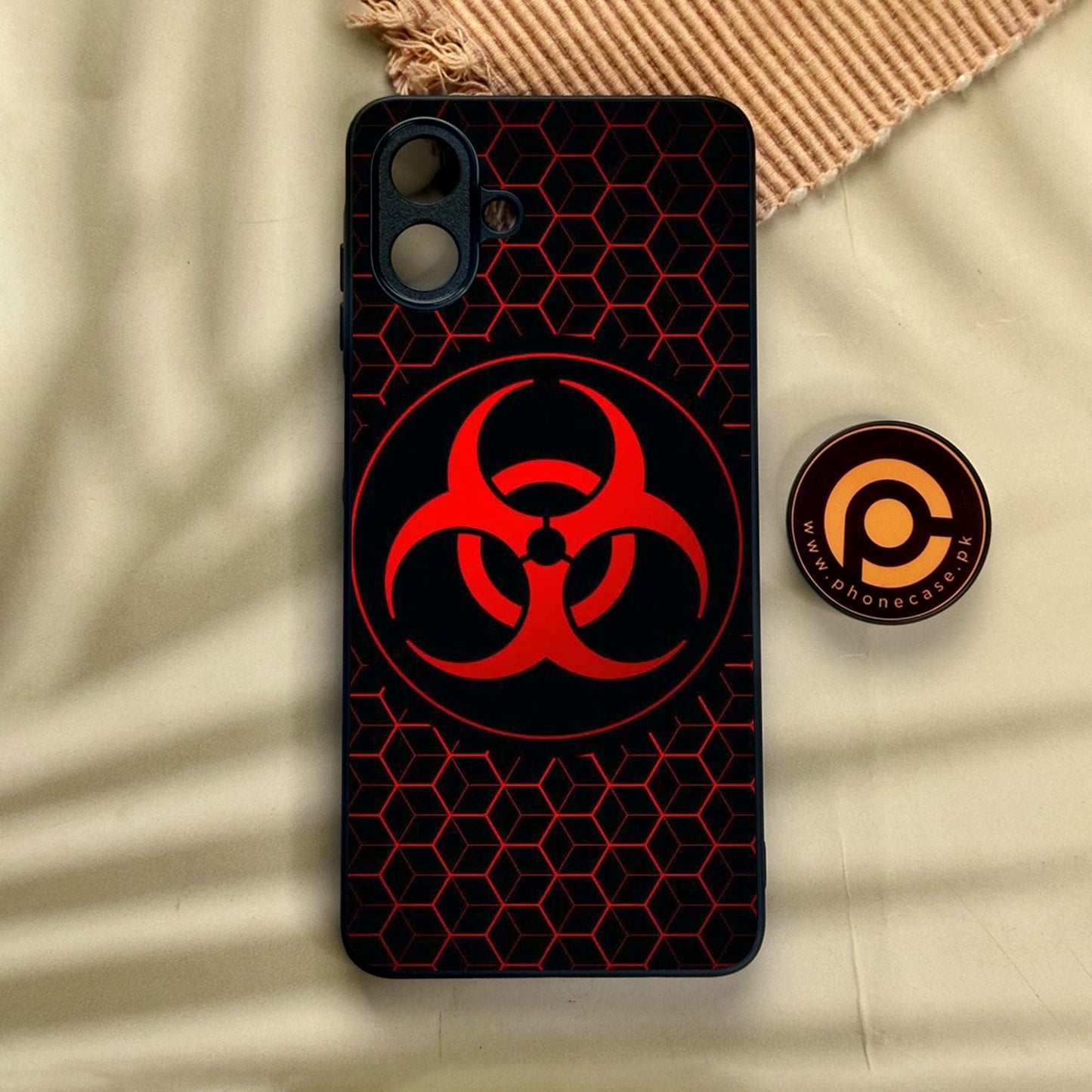 Samsung Galaxy A07 - Biohazard Design 8 - Premium Metal Printed Soft Bumper Shock Proof Case