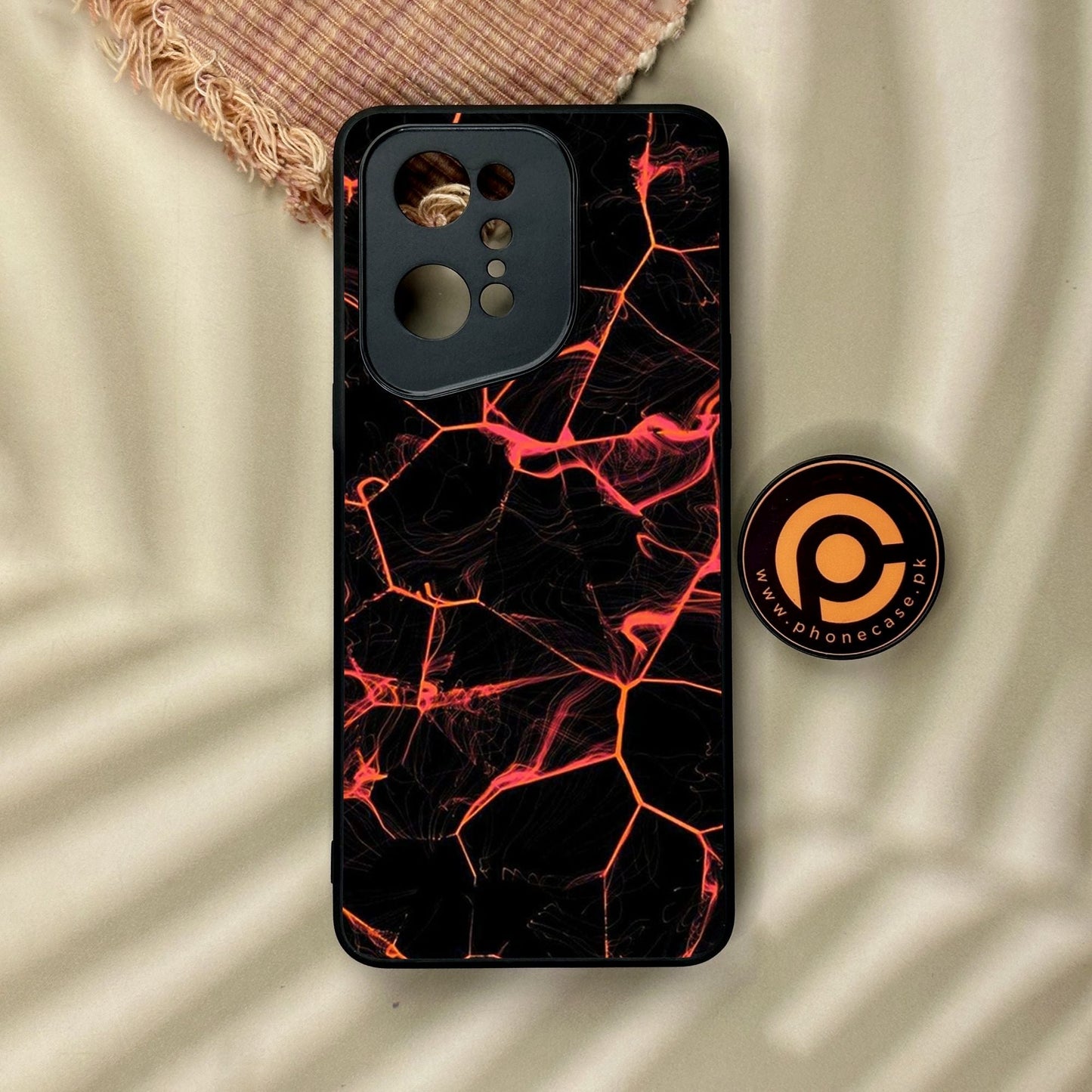 Oppo Find X5 Pro - Black Marble Design 8 - Premium Metal Printed Soft Bumper Shock Proof Case