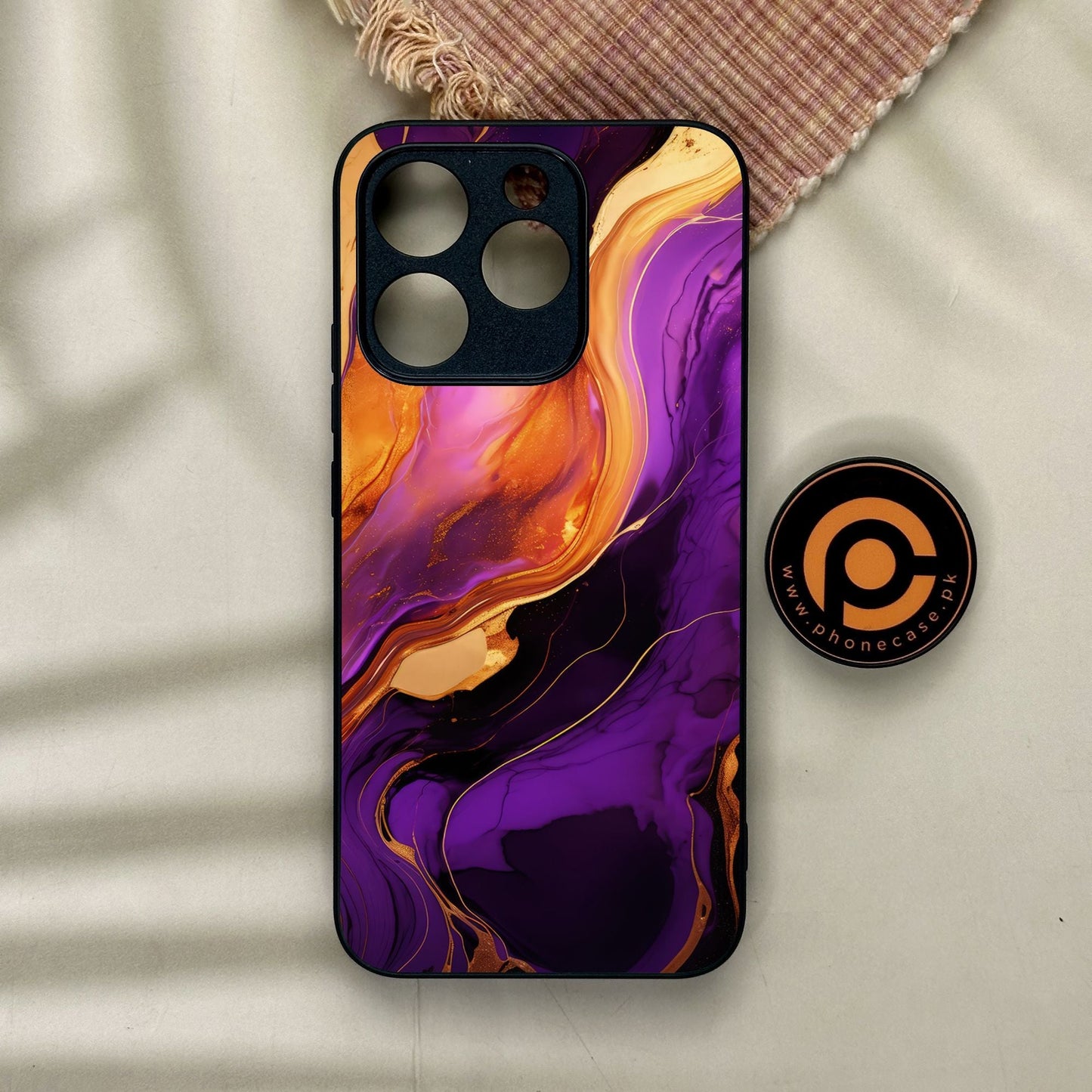 Realme 15T - Liquid Design 5 - Premium Metal Printed Soft Bumper Shock Proof Case