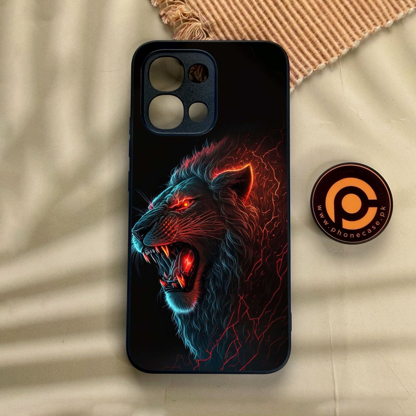 Oppo A6 Pro - Tiger 2.0 Design 6 - Premium Metal Printed Soft Bumper Shock Proof Case