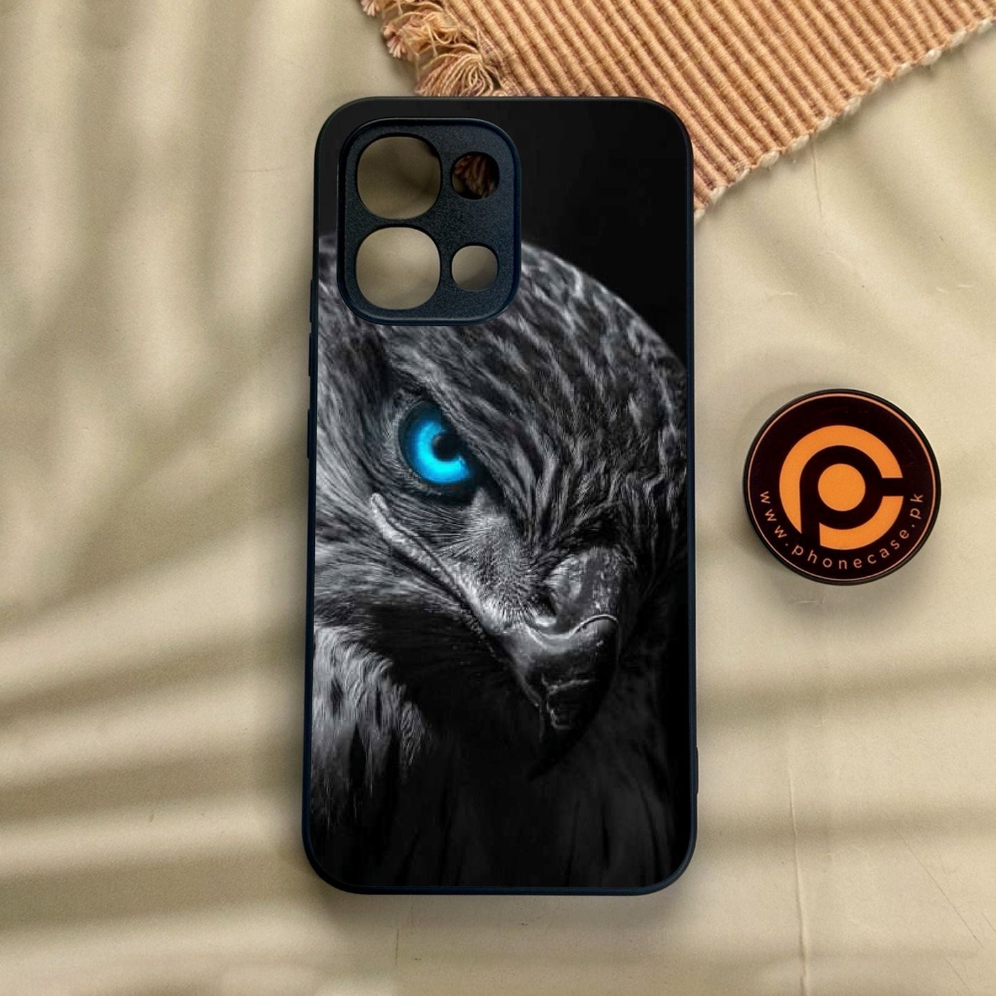 Oppo A6 Pro - Black Art Design 2 - Premium Metal Printed Soft Bumper Shock Proof Case