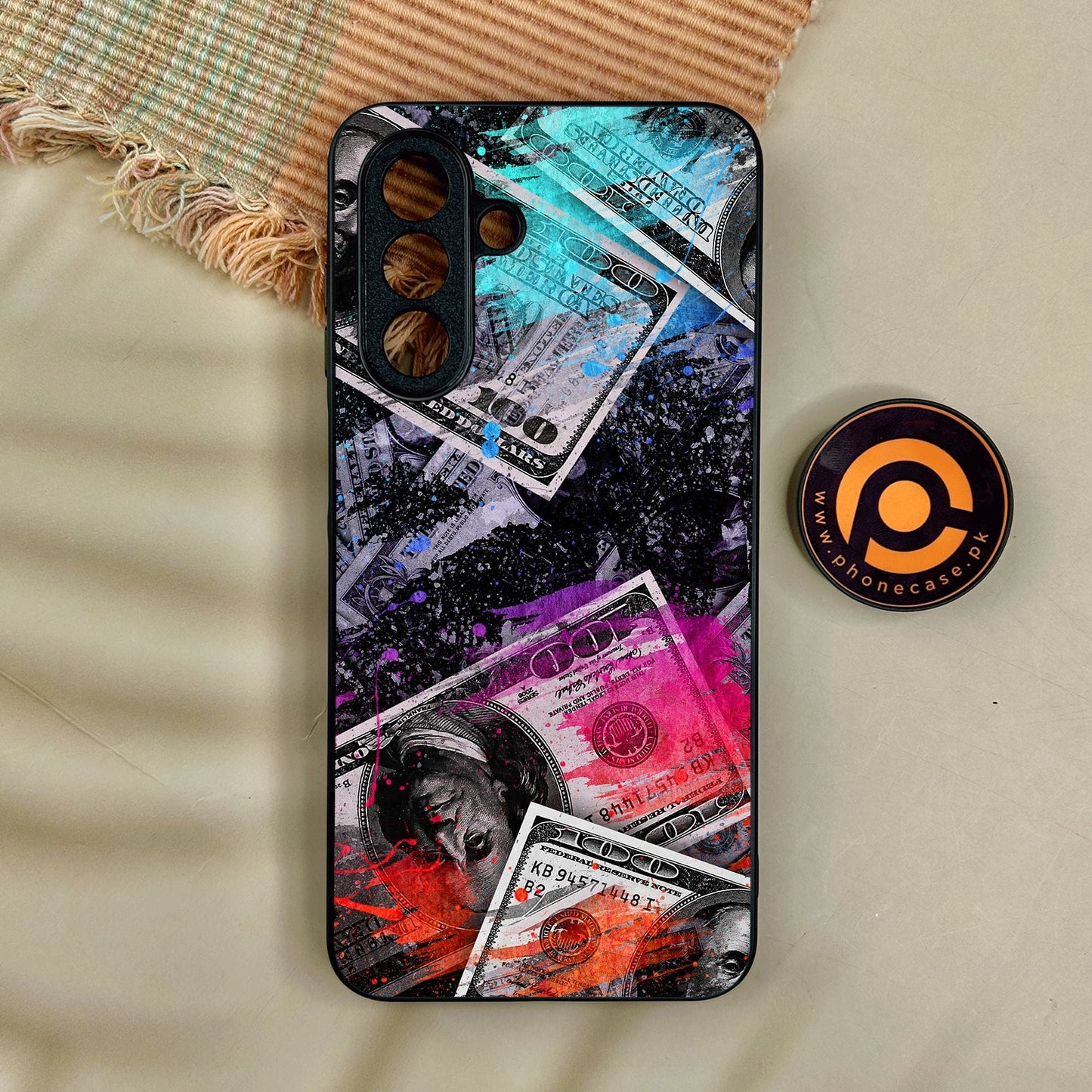 Samsung Galaxy A17 - Dollar Design 4 - Premium Metal Printed Soft Bumper Shock Proof Case