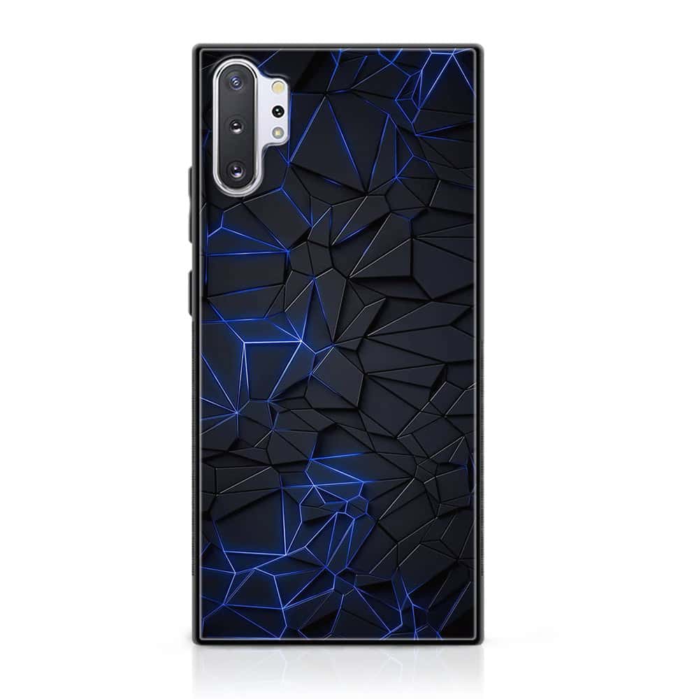 Samsung Galaxy Note 10 Plus - 3D Designs Design 1 - Premium Printed Glass soft Bumper shock Proof Case CS-38989