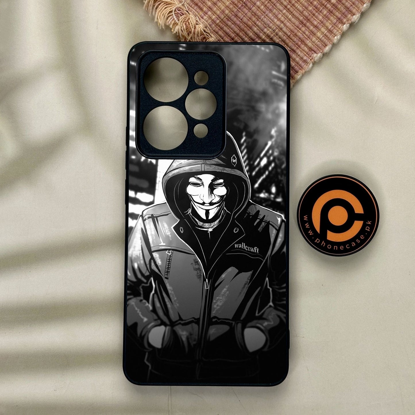 Realme 15 Pro - Anonymous 2.0 Design 1 - Premium Metal Printed Soft Bumper Shock Proof Case