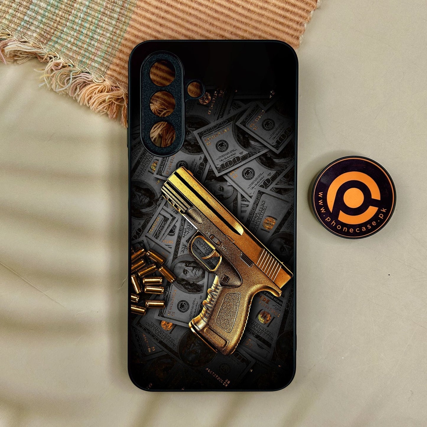 Samsung Galaxy A17 - Dollar Design 7 - Premium Metal Printed Soft Bumper Shock Proof Case