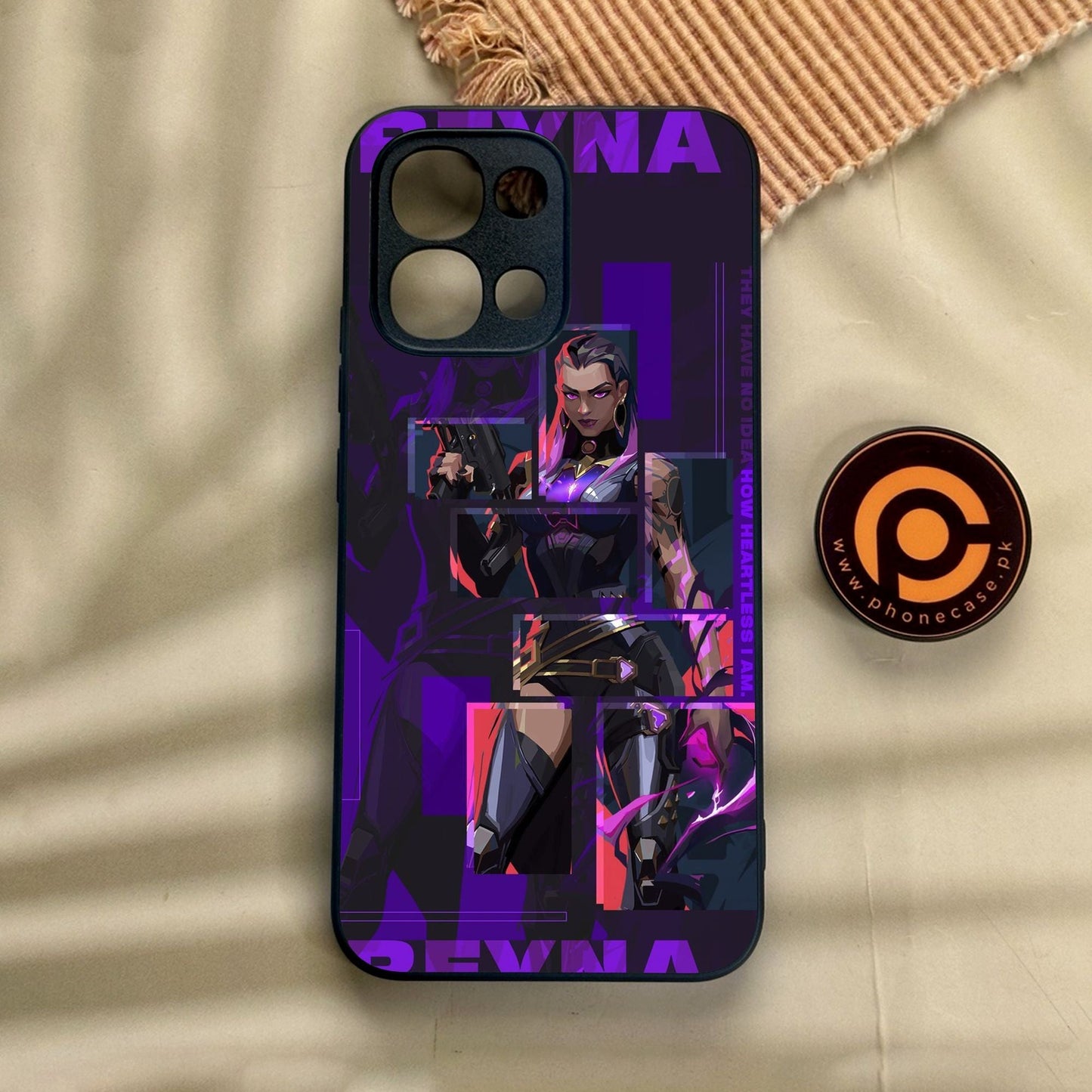 Oppo A6 Pro - Battle-Ready Design 2 - Premium Metal Printed Soft Bumper Shock Proof Case