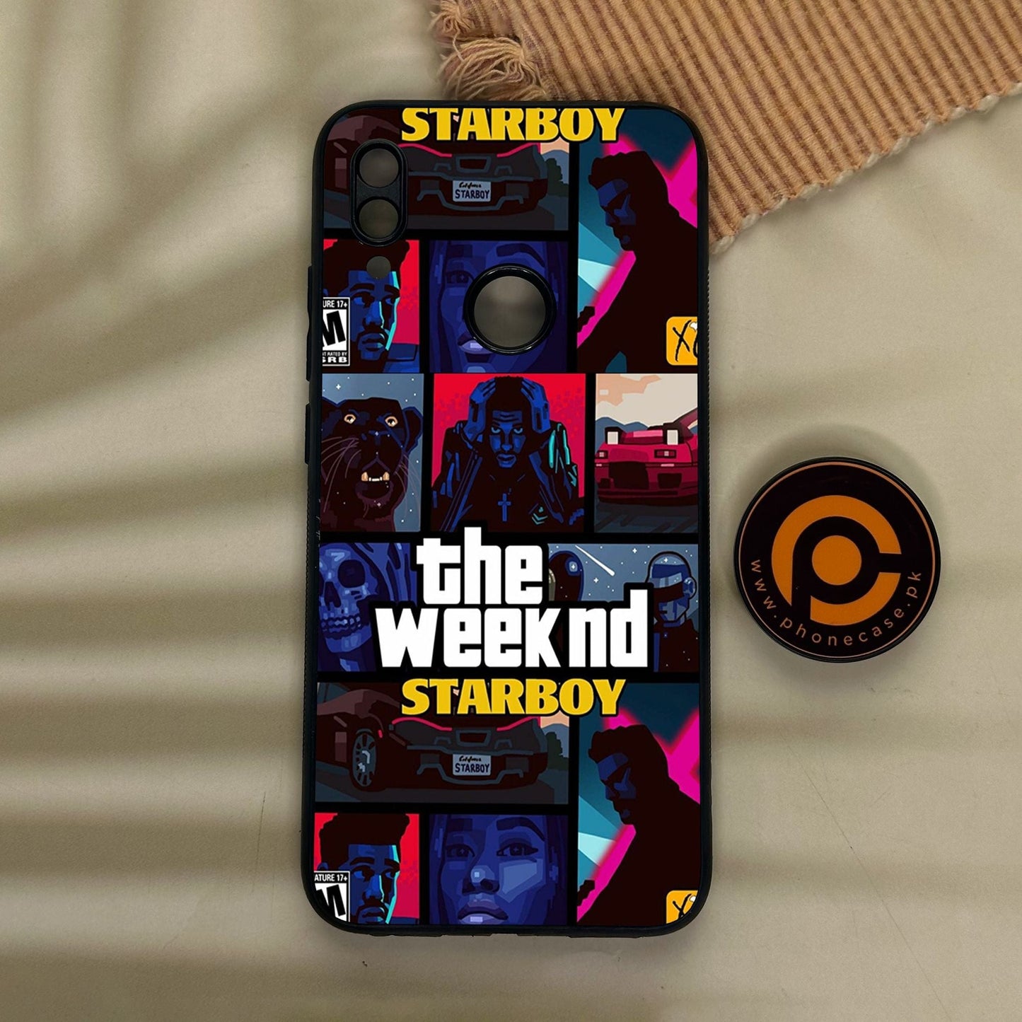 Redmi Note 7 - The Weeknd Star Boy - Premium Metal Printed Soft Bumper Shock Proof Case