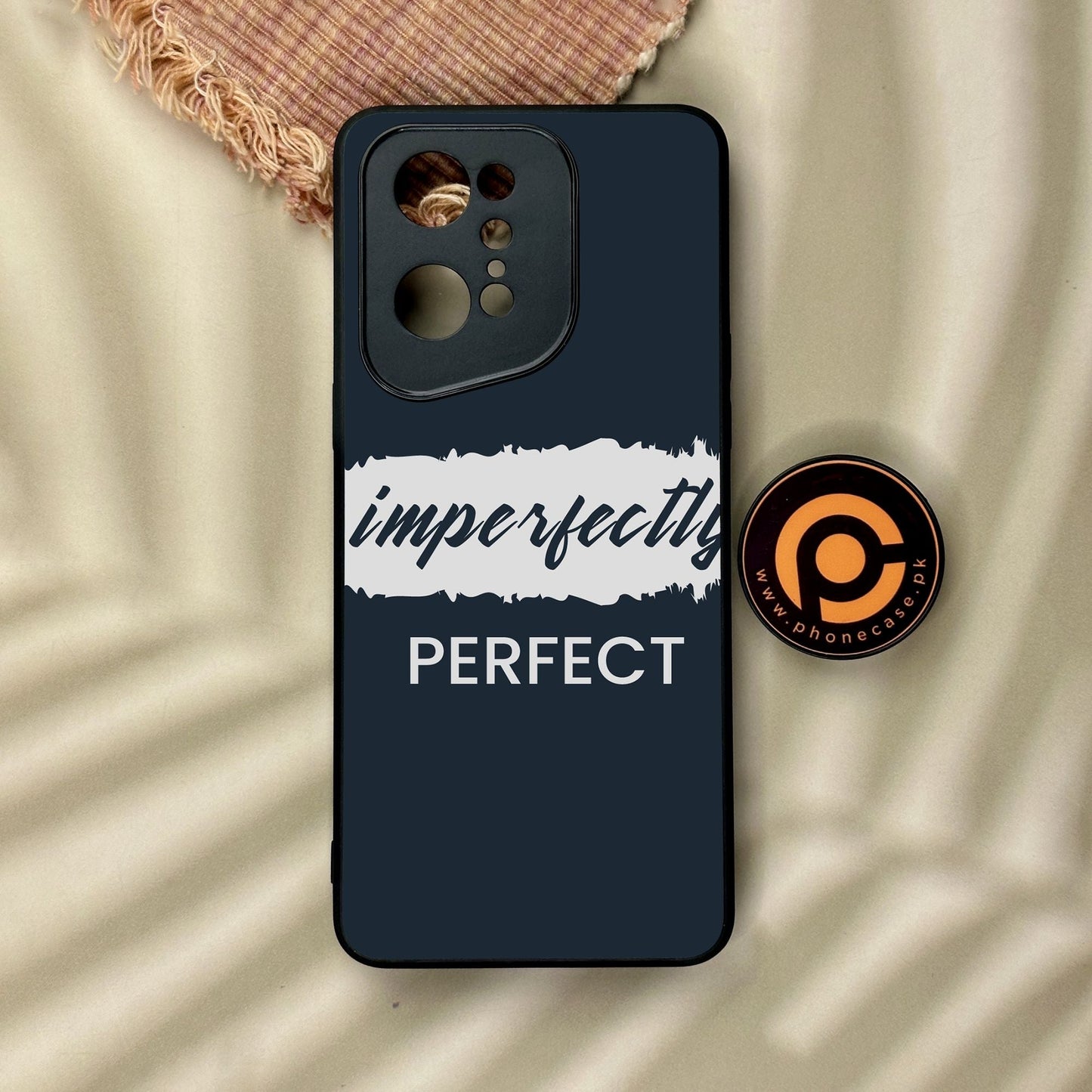 Oppo Find X5 Pro - Imperfectly - Premium Metal Printed Soft Bumper Shock Proof Case