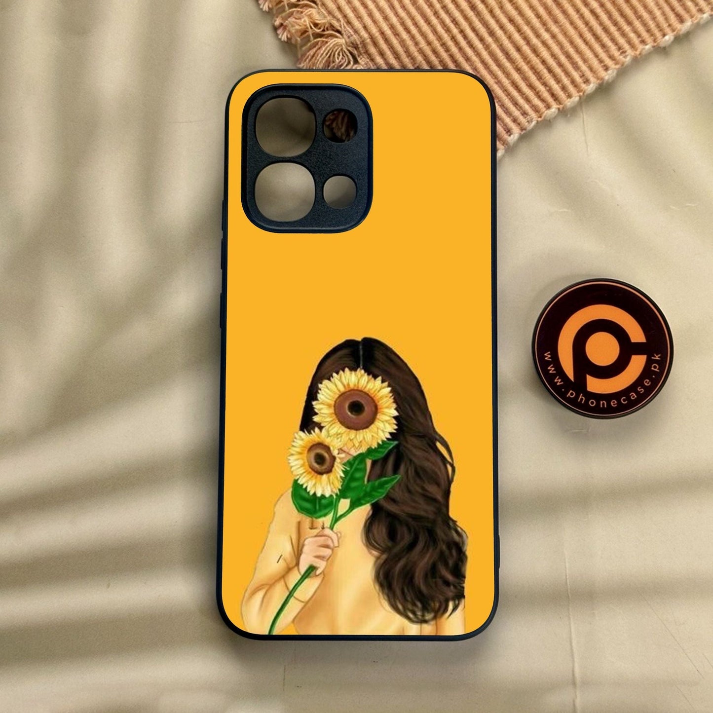 Oppo A6 Pro - Anime Girls Design 7 - Premium Metal Printed Soft Bumper Shock Proof Case