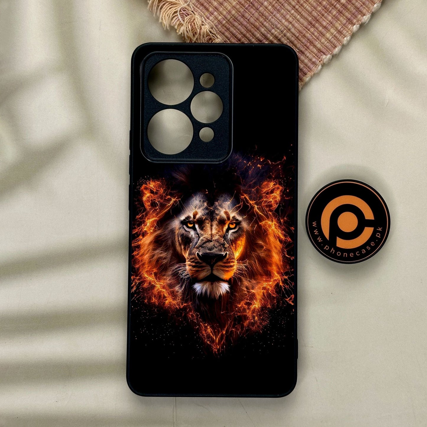 Realme 15 - Tiger 2.0 Design 7 - Premium Metal Printed Soft Bumper Shock Proof Case
