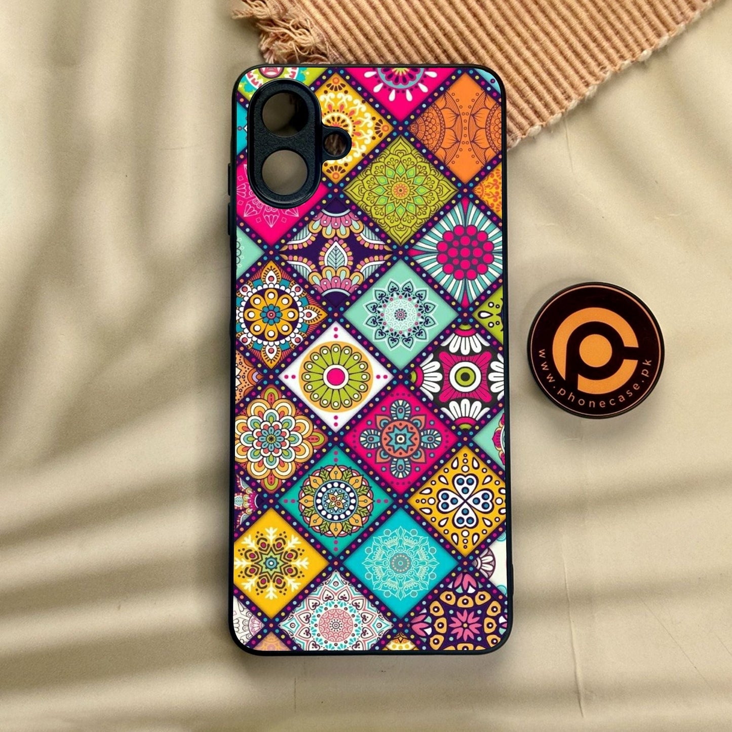 Samsung Galaxy A07 - Mandala Art Design - Premium Metal Printed Soft Bumper Shock Proof Case