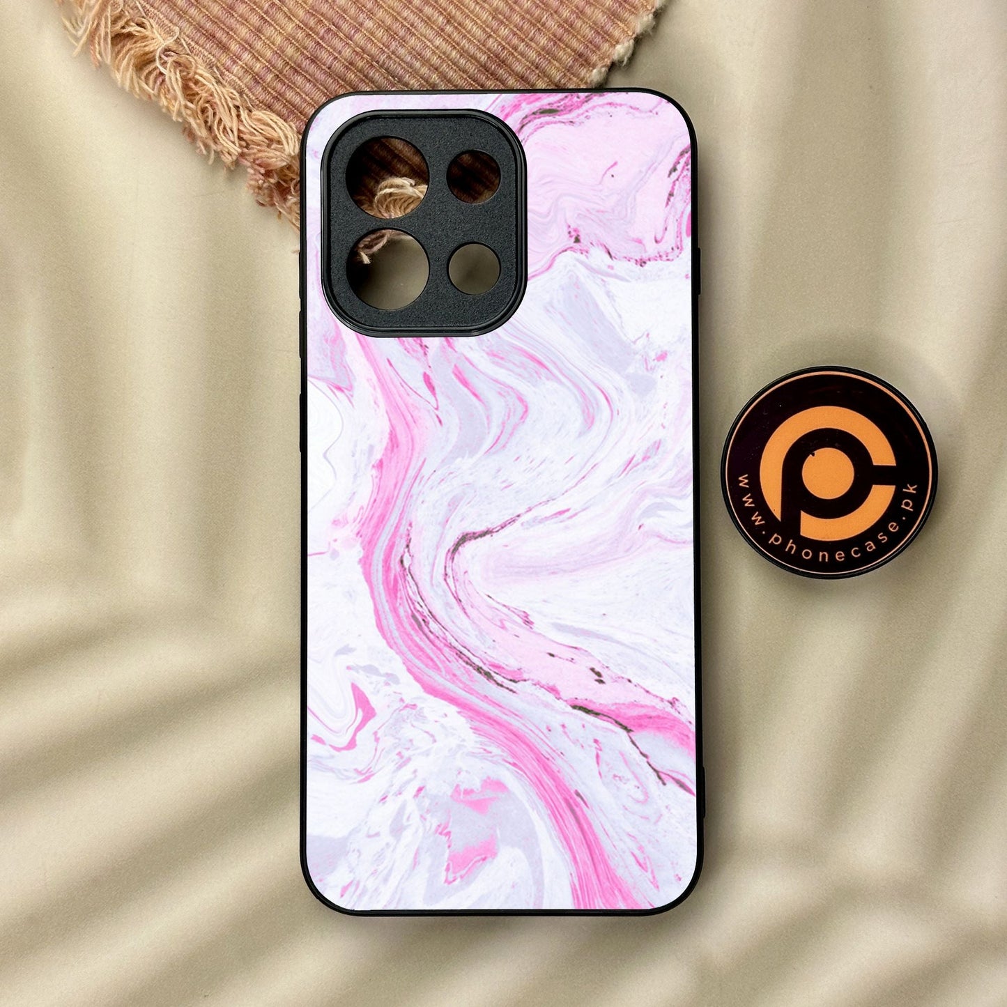 OnePlus 13T - Pink Design 1 - Premium Metal Printed Soft Bumper Shock Proof Case