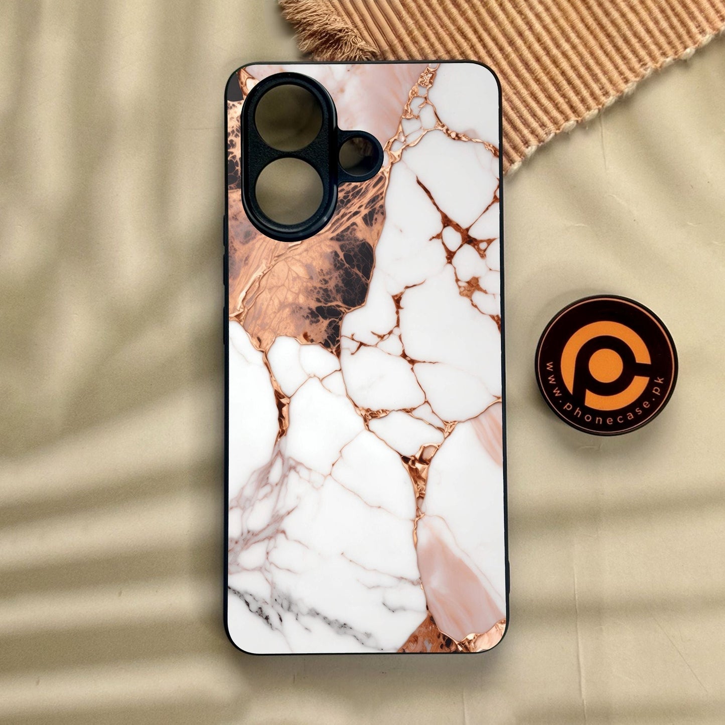 Vivo V60 Lite - Liquid Marble Design 5 - Premium Metal Printed Soft Bumper Shock Proof Case