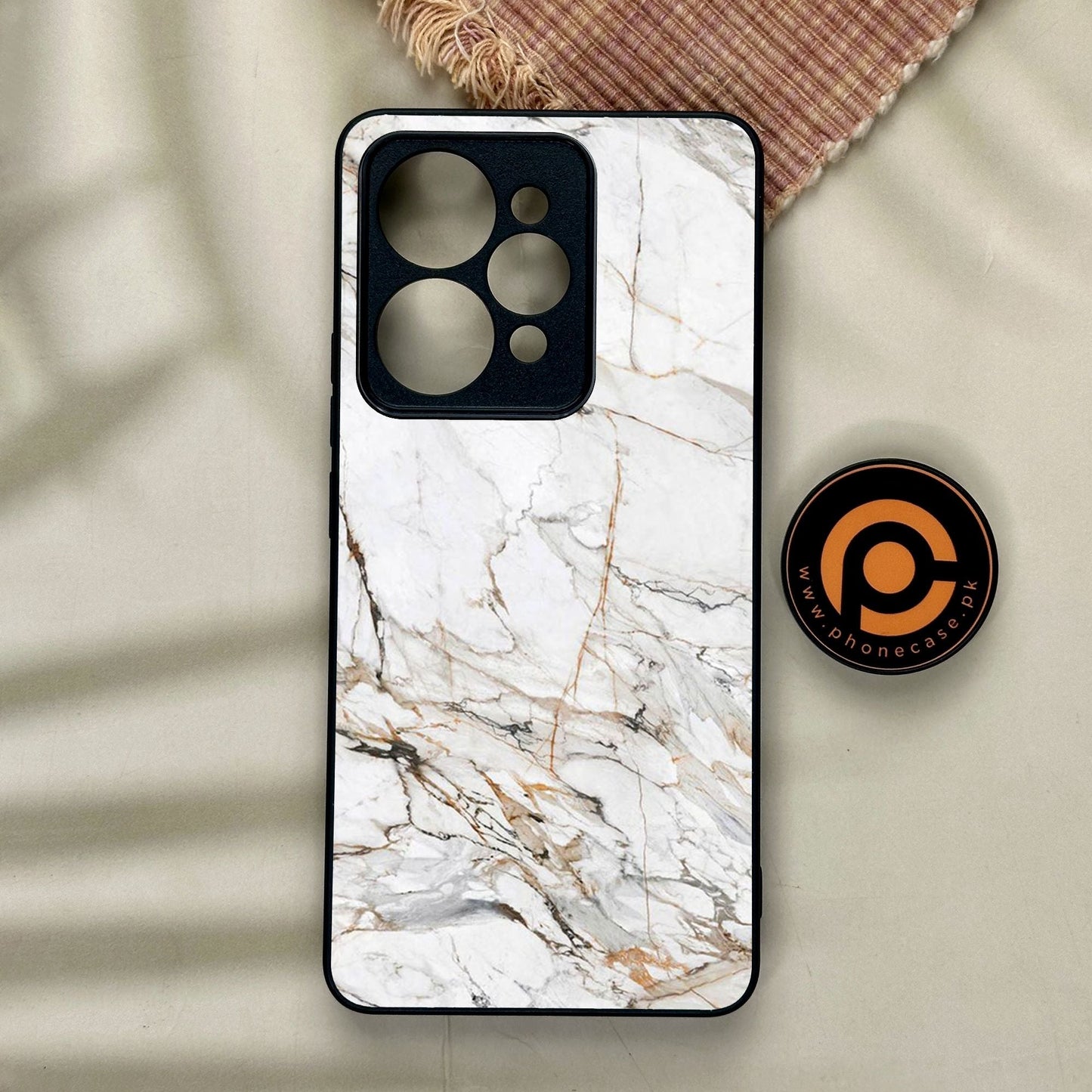 Realme 15 Pro - White Design 6 - Premium Metal Printed Soft Bumper Shock Proof Case