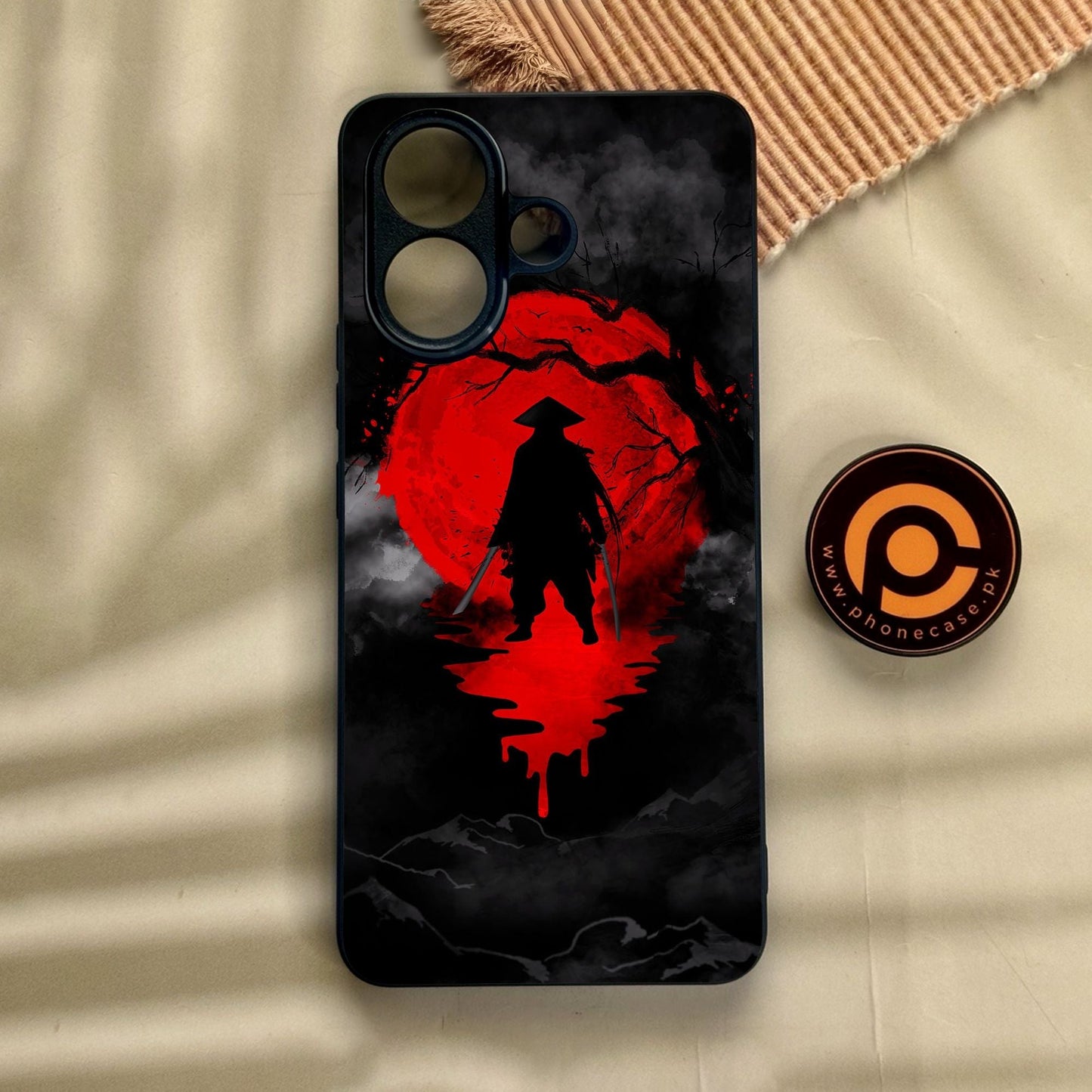 Vivo V60 Lite - Ninja Design 3 - Premium Metal Printed Soft Bumper Shock Proof Case