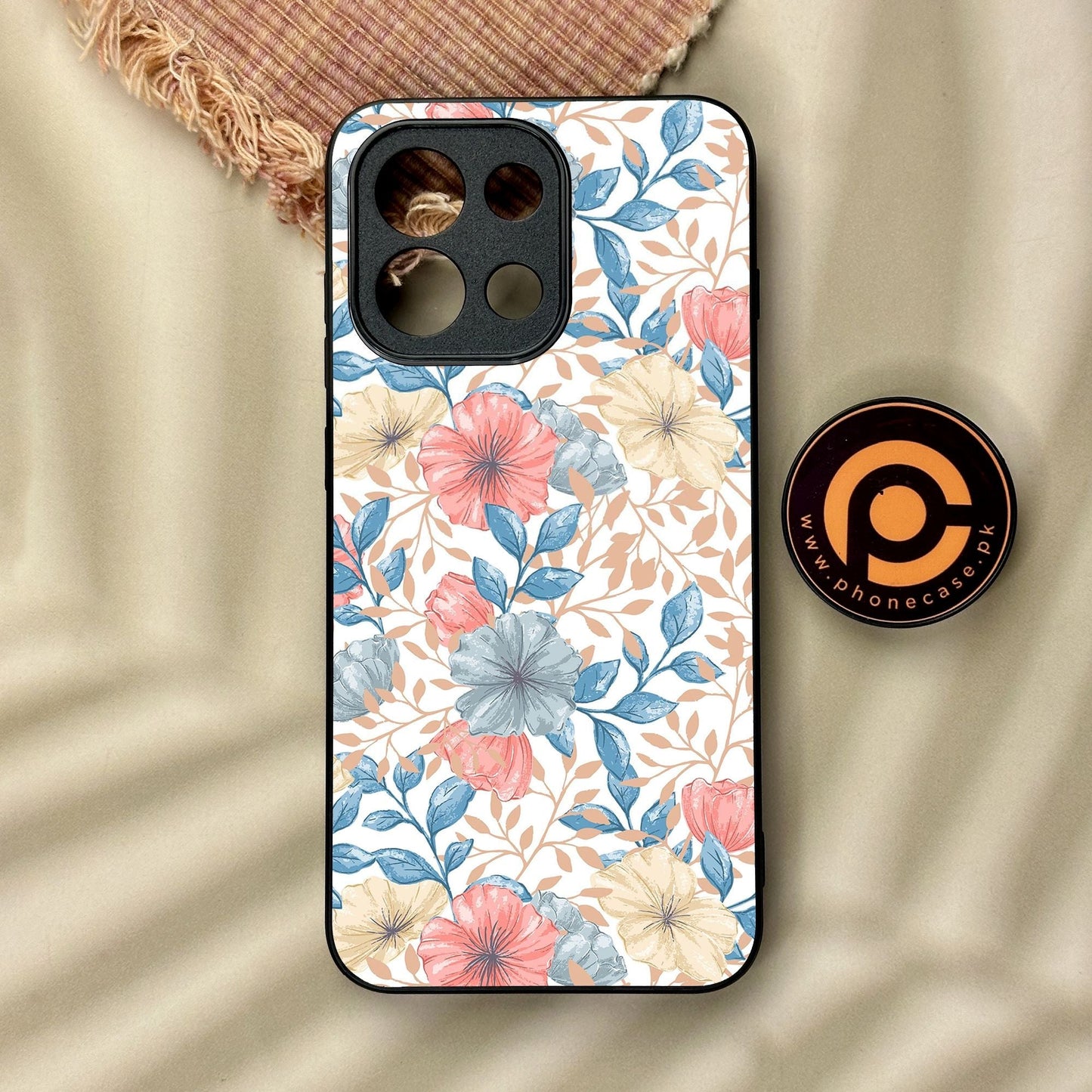 OnePlus 13T - Seamless Flower - Premium Metal Printed Soft Bumper Shock Proof Case