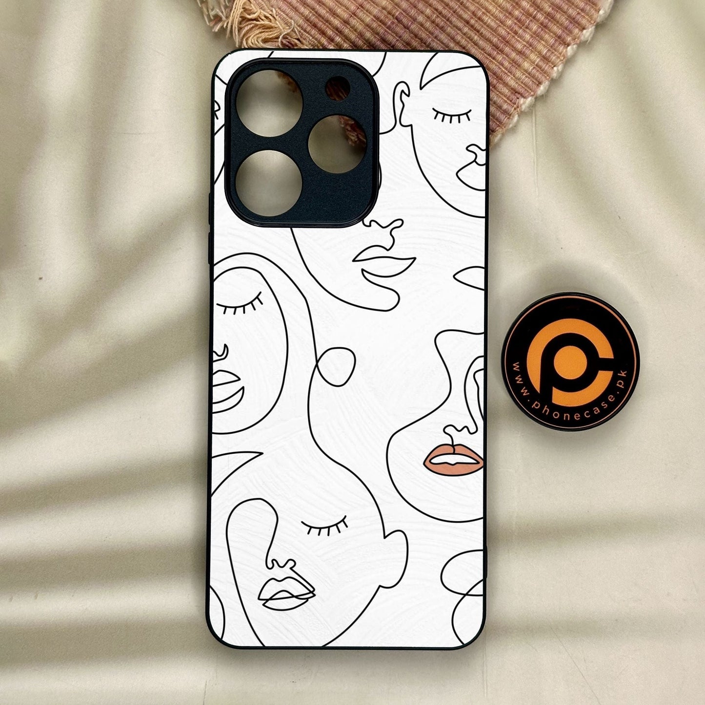 Realme Note 70 - Girls Design 1 - Premium Metal Printed Soft Bumper Shock Proof Case