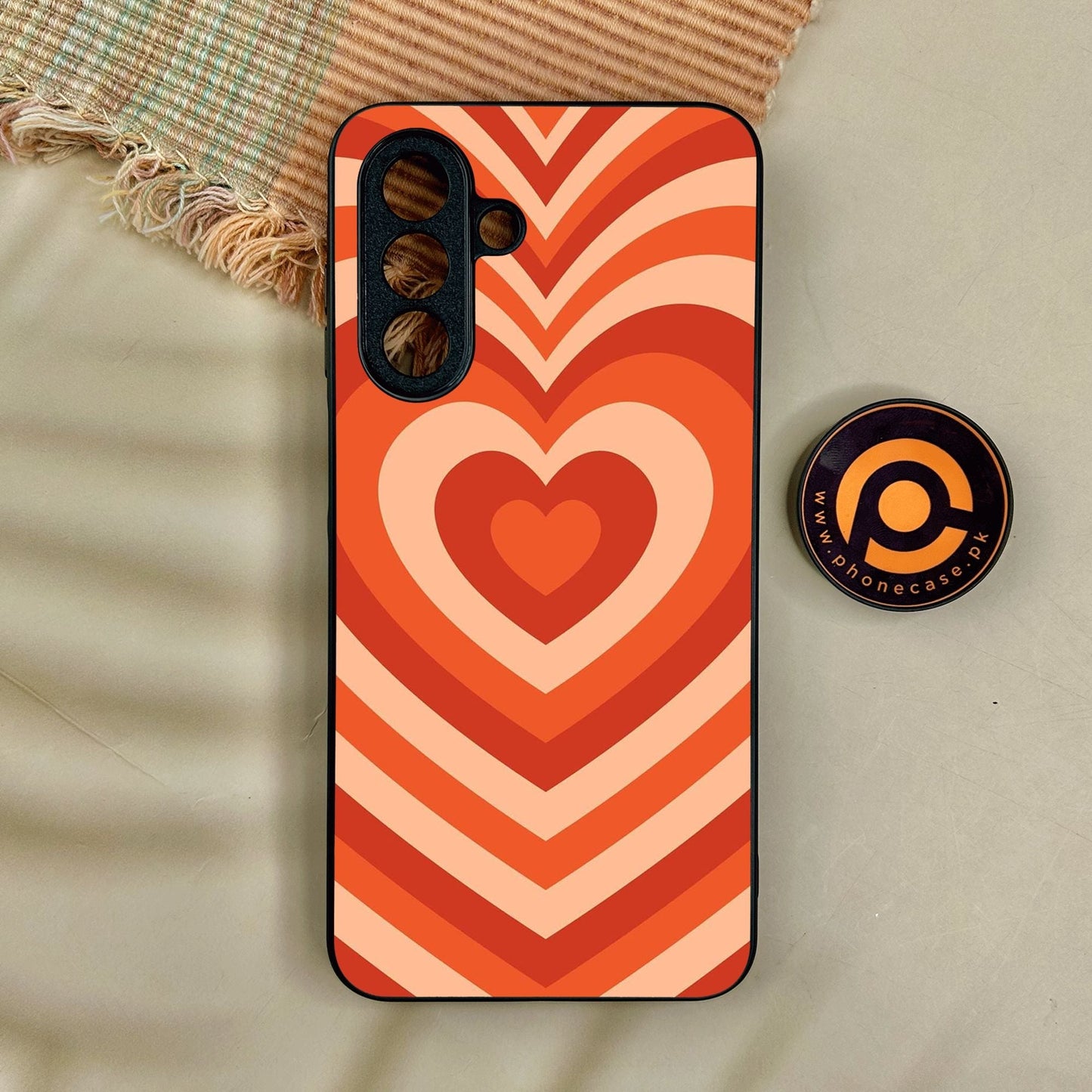 Samsung Galaxy A17 - Heartbeat Design 9 - Premium Metal Printed Soft Bumper Shock Proof Case