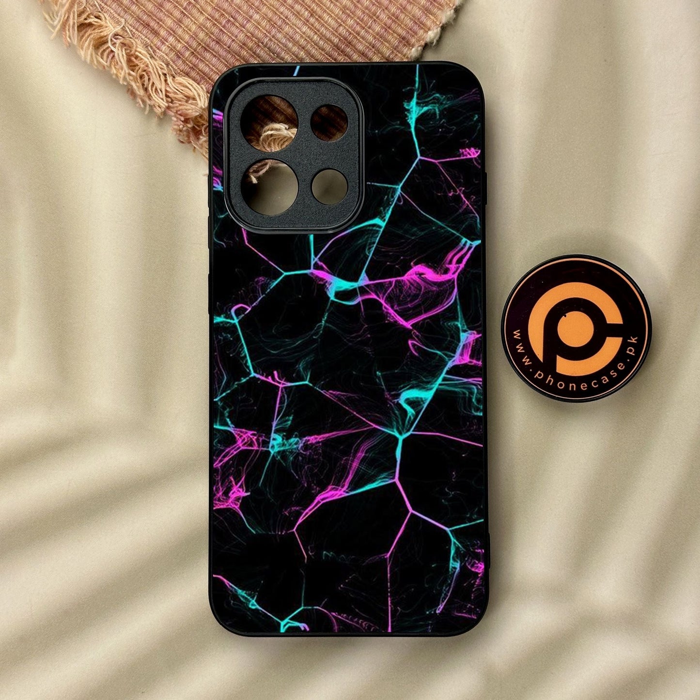 OnePlus 13T - Black Marble Design 9 - Premium Metal Printed Soft Bumper Shock Proof Case