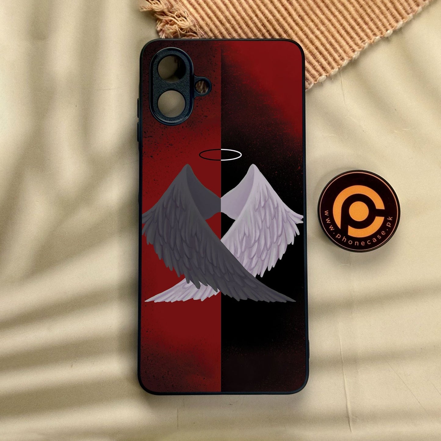 Samsung Galaxy A07 - Angel 2.0 Design 7 - Premium Metal Printed Soft Bumper Shock Proof Case