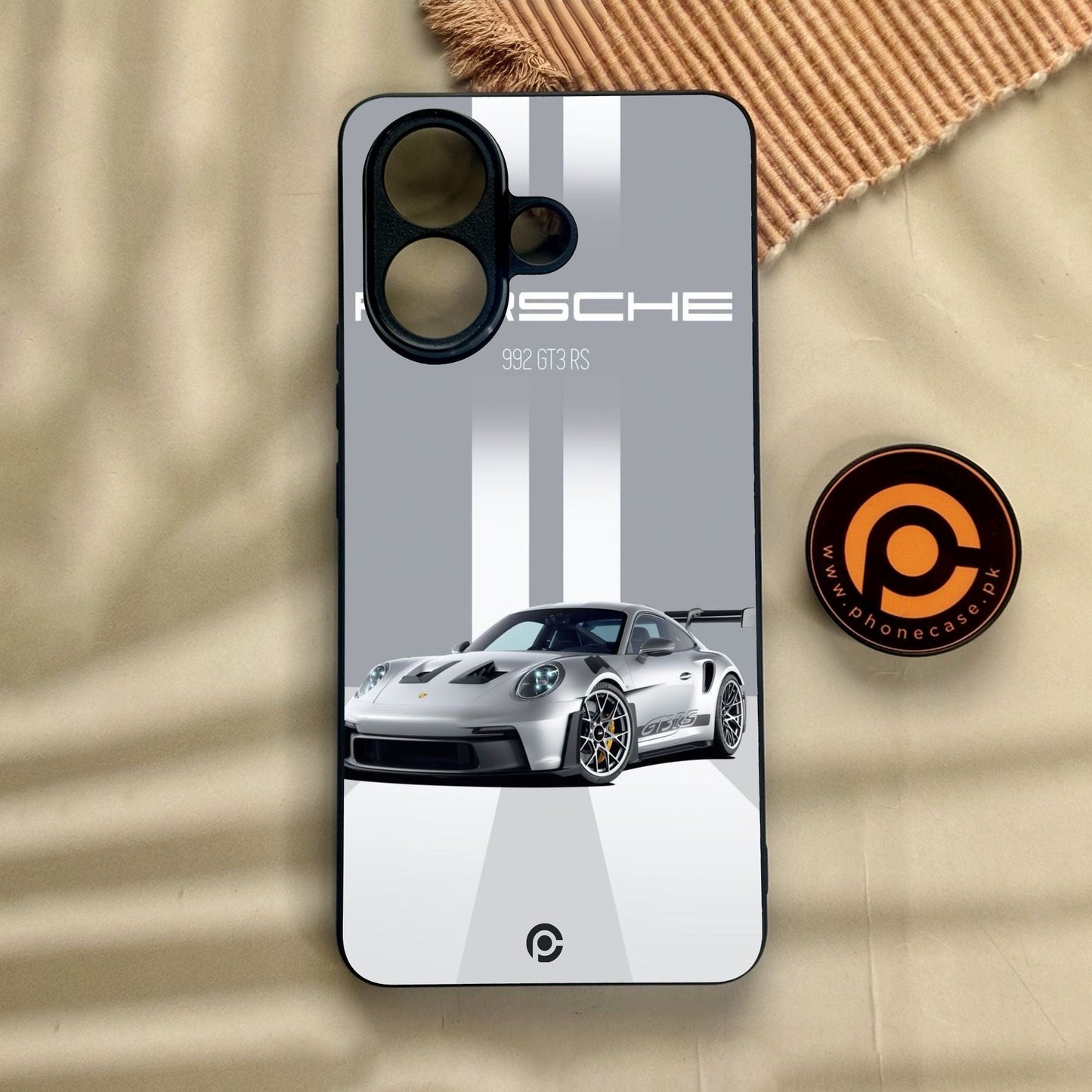 Vivo V60 Lite - Porsche Gt3 Rs Thrill - Premium Metal Printed Soft Bumper Shock Proof Case