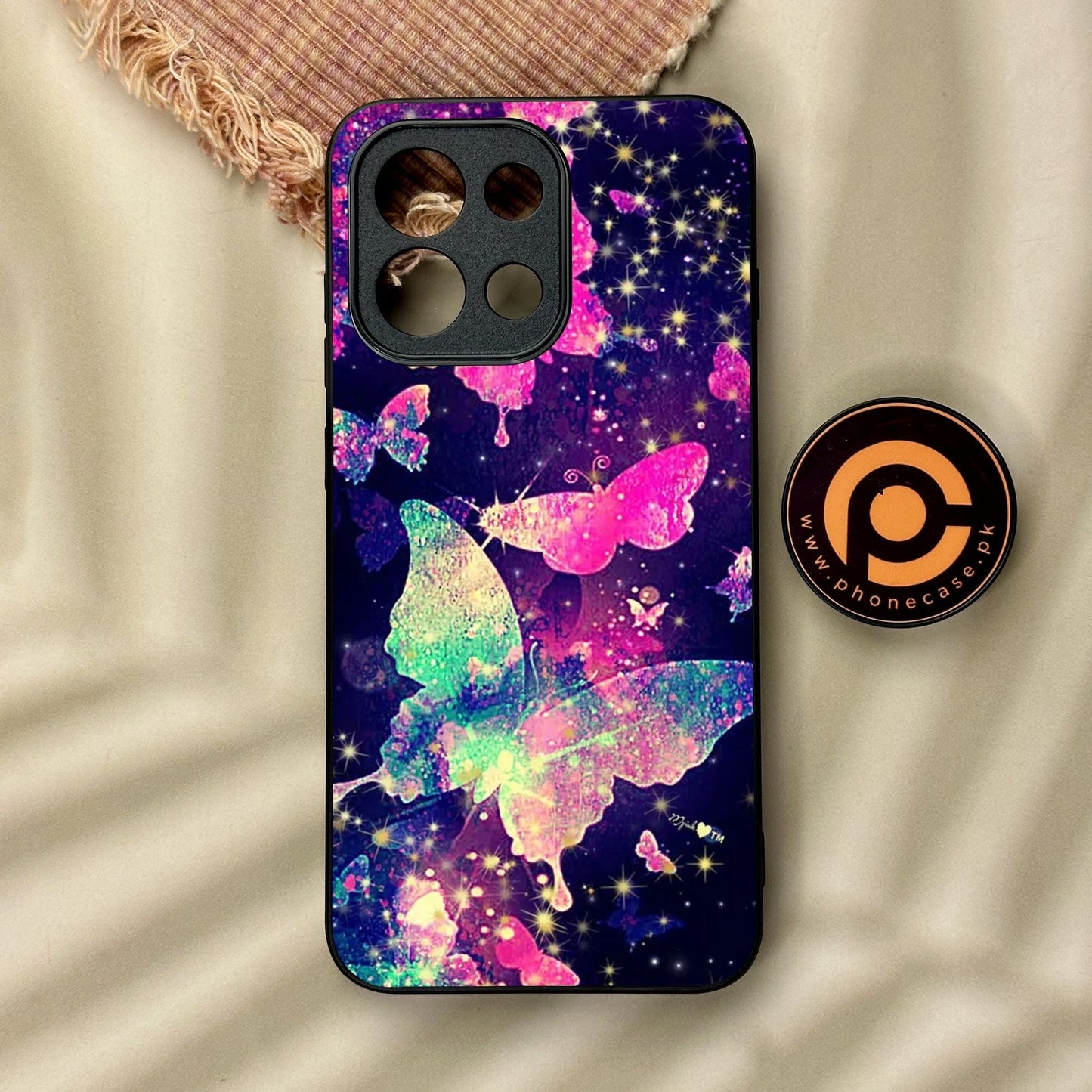 OnePlus 13T - Butterflies Design 9 - Premium Metal Printed Soft Bumper Shock Proof Case