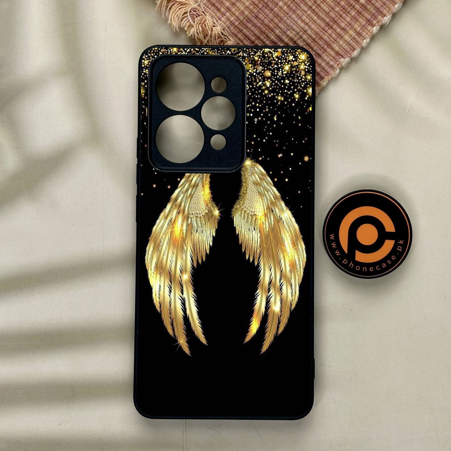 Realme 15 - Angel Wings Design 1 - Premium Metal Printed Soft Bumper Shock Proof Case