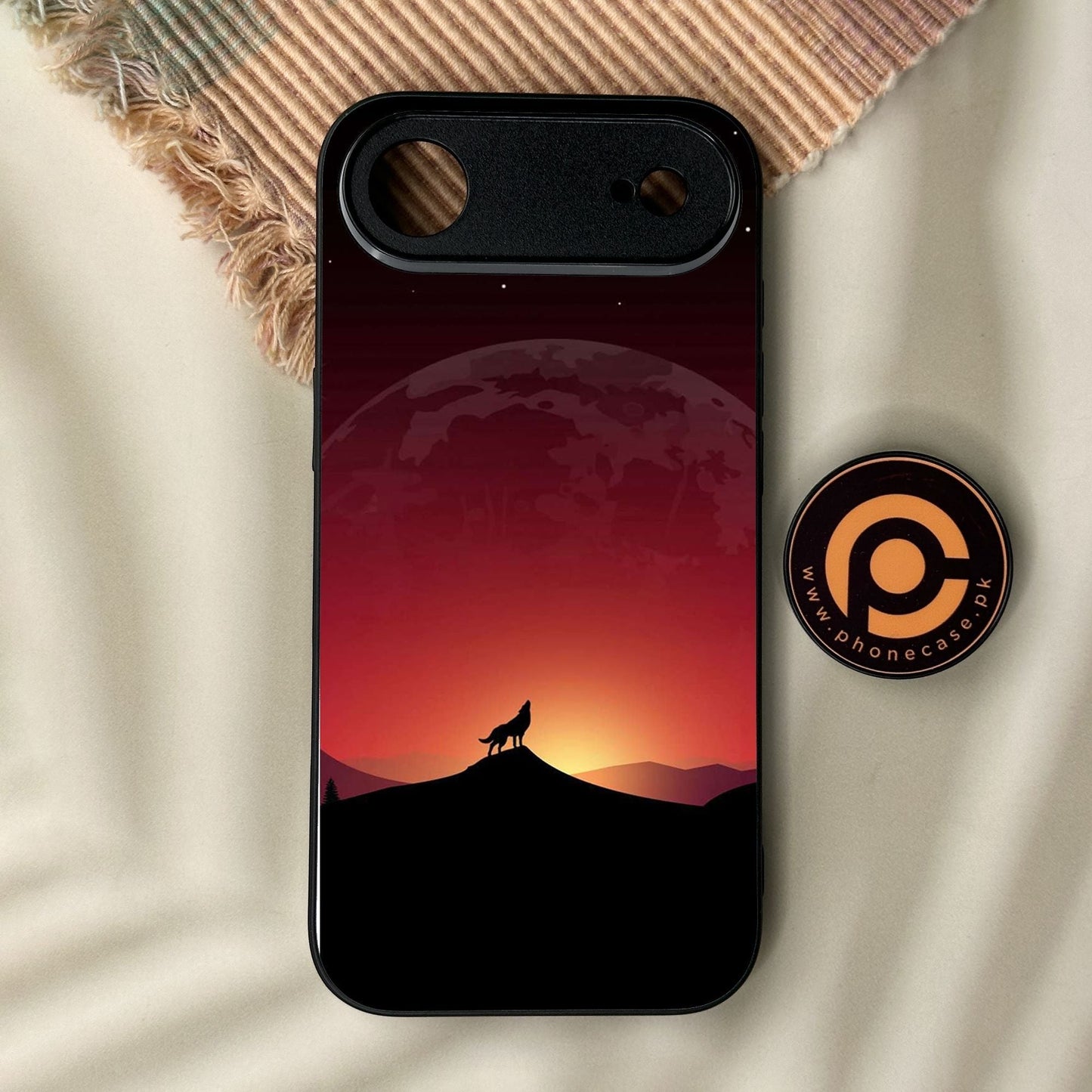 iPhone Air - Wolf Design 4 - Premium Metal Printed Soft Bumper Shock Proof Case