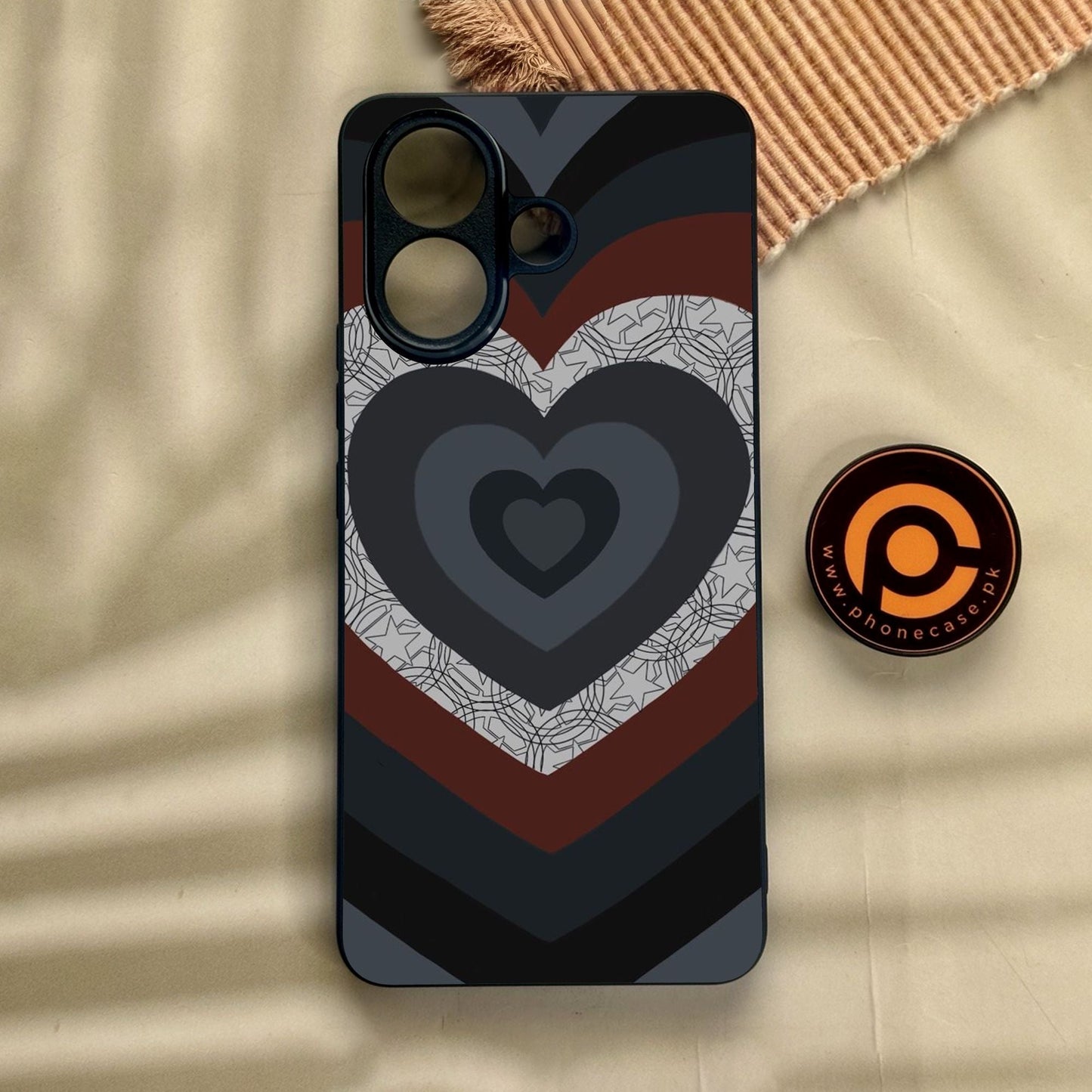 Vivo V60 Lite - Heart 2.0 Design 7 - Premium Metal Printed Soft Bumper Shock Proof Case