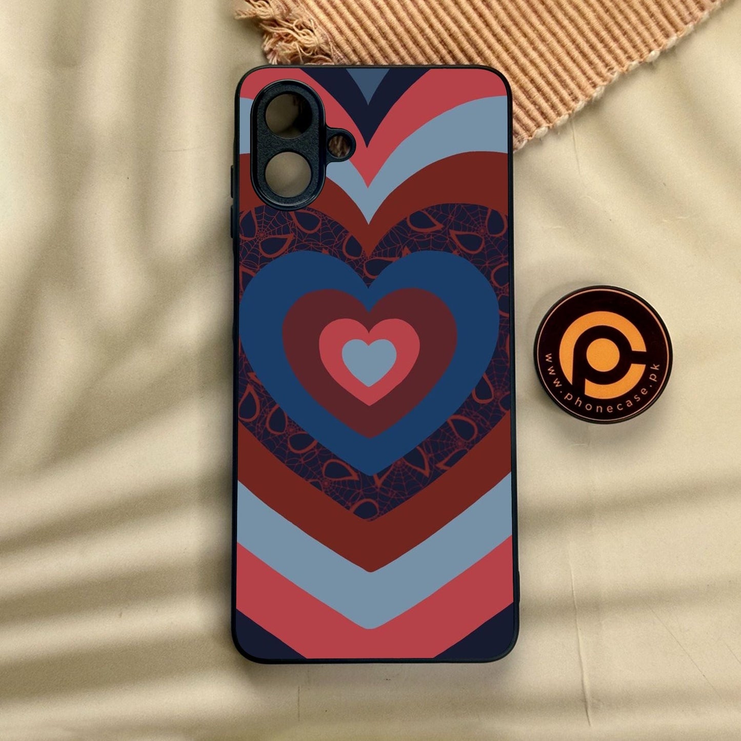 Samsung Galaxy A07 - Heart 2.0 Design 2 - Premium Metal Printed Soft Bumper Shock Proof Case