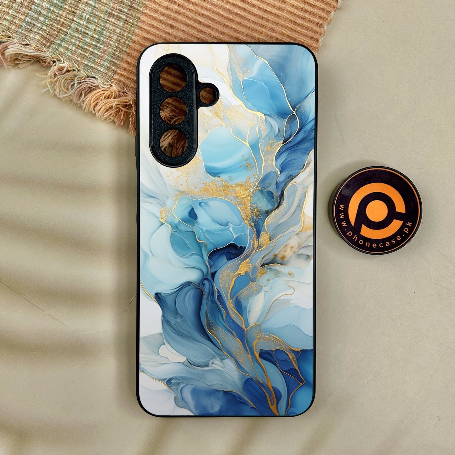 Samsung Galaxy A17 - Liquid Design 1 - Premium Metal Printed Soft Bumper Shock Proof Case