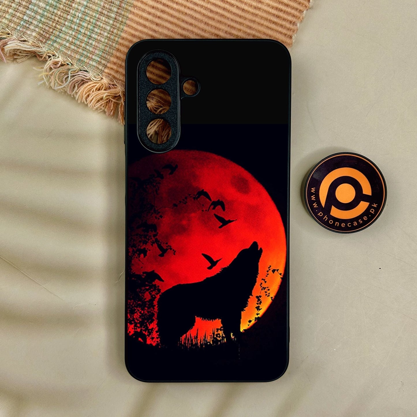 Samsung Galaxy A17 - Wolf Design 1 - Premium Metal Printed Soft Bumper Shock Proof Case