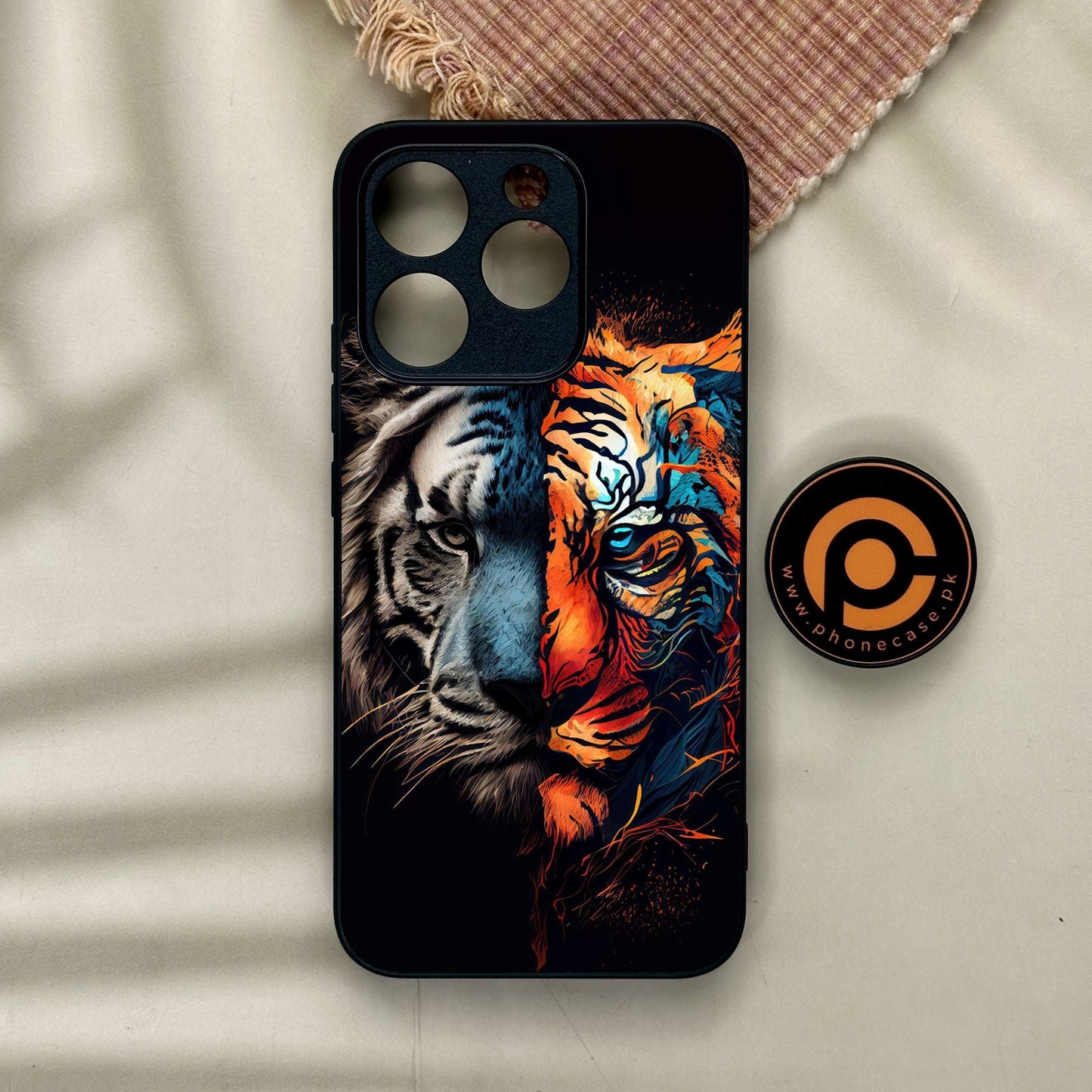 Realme 15T - Tiger 2.0 Design 1 - Premium Metal Printed Soft Bumper Shock Proof Case