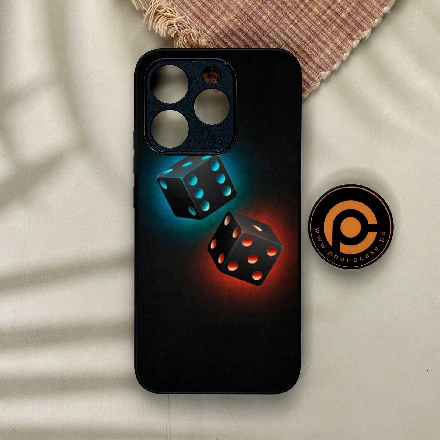 Realme 15T - Black Art Design 4 - Premium Metal Printed Soft Bumper Shock Proof Case