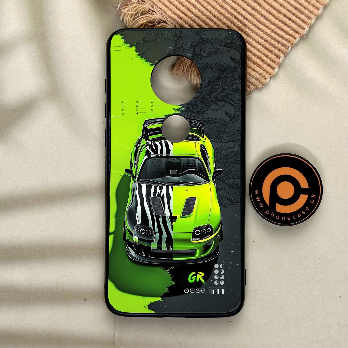 Motorola Moto G7 - Trish Art - Premium Metal Printed Soft Bumper Shock Proof Case